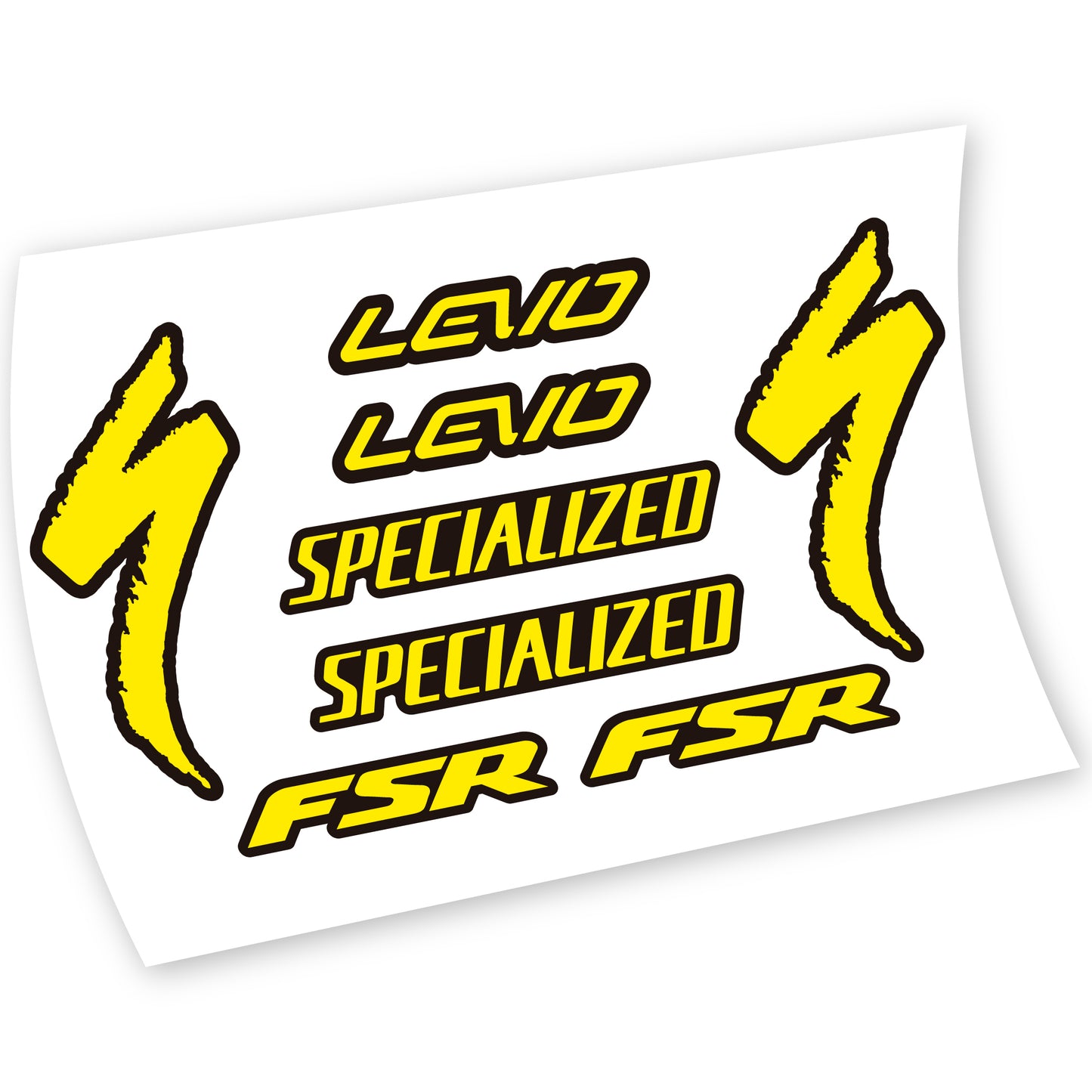 Aufkleber, Specialized Levo FSR, Rahmen, Fahrradaufkleber Vinyl