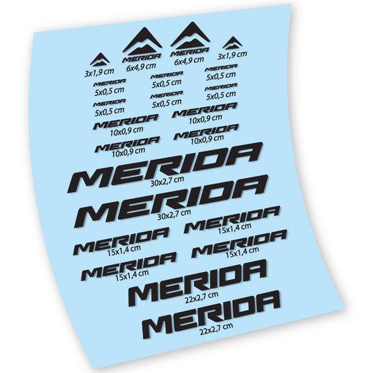 Aufkleber, Merida. Rahmen, Fahrradaufkleber Vinyl