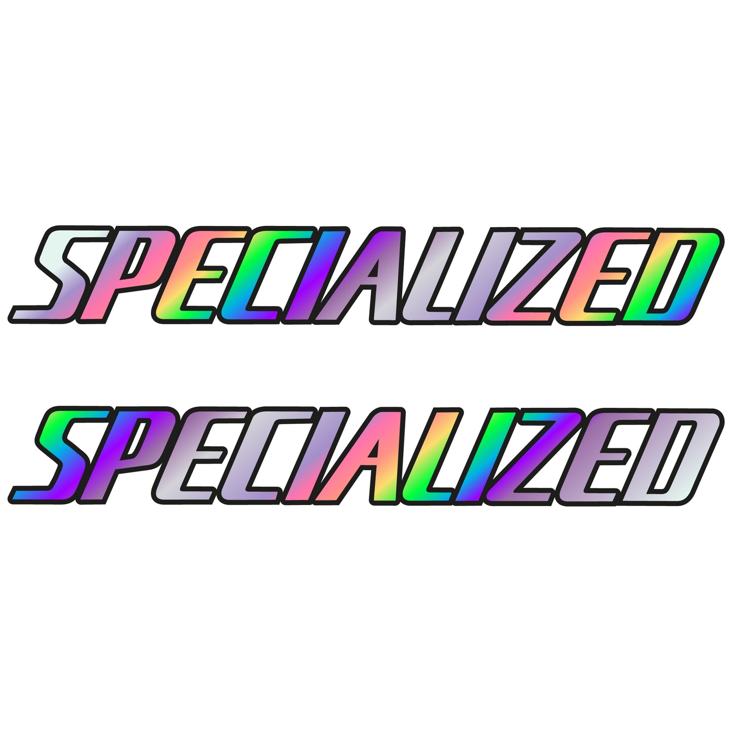 Aufkleber, Specialized, Rahmen, Fahrradaufkleber Vinyl