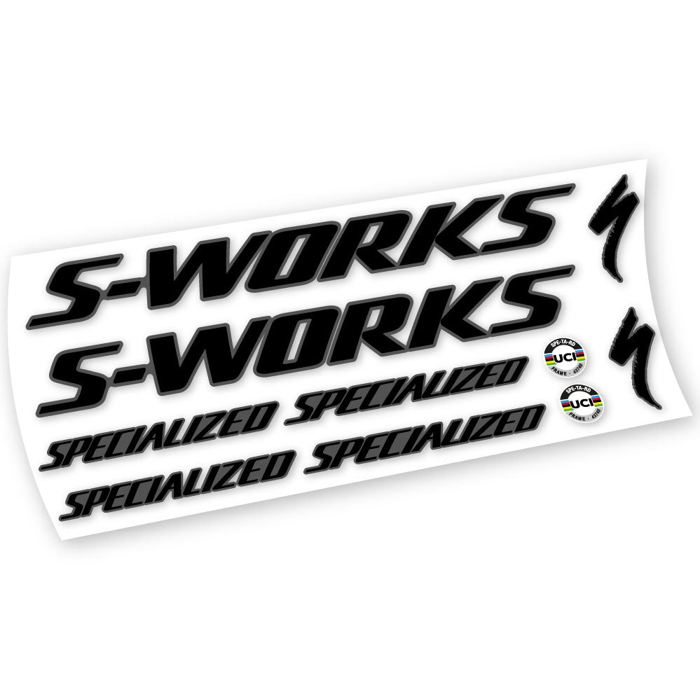 Aufkleber kompatibel mit Specialized S-Works Tarmac SL7 Rahmen – Modelle 2021–2023 | Vinyl-Aufkleber für Rennräder
