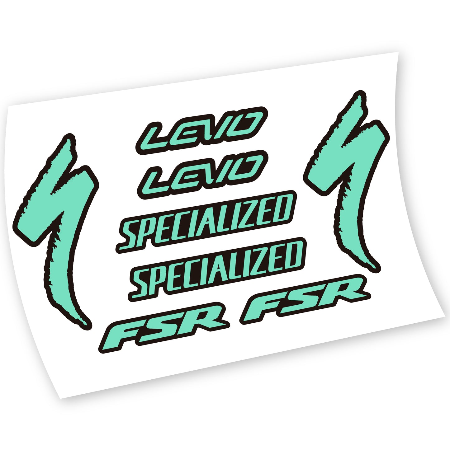 Aufkleber, Specialized Levo FSR, Rahmen, Fahrradaufkleber Vinyl