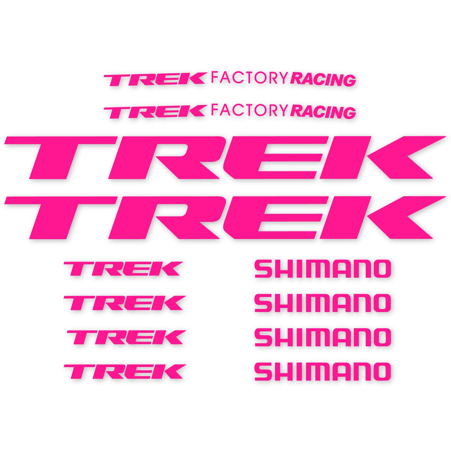 Decals, Trek Factory Racing Team, Frame, Bike sticker vinyl