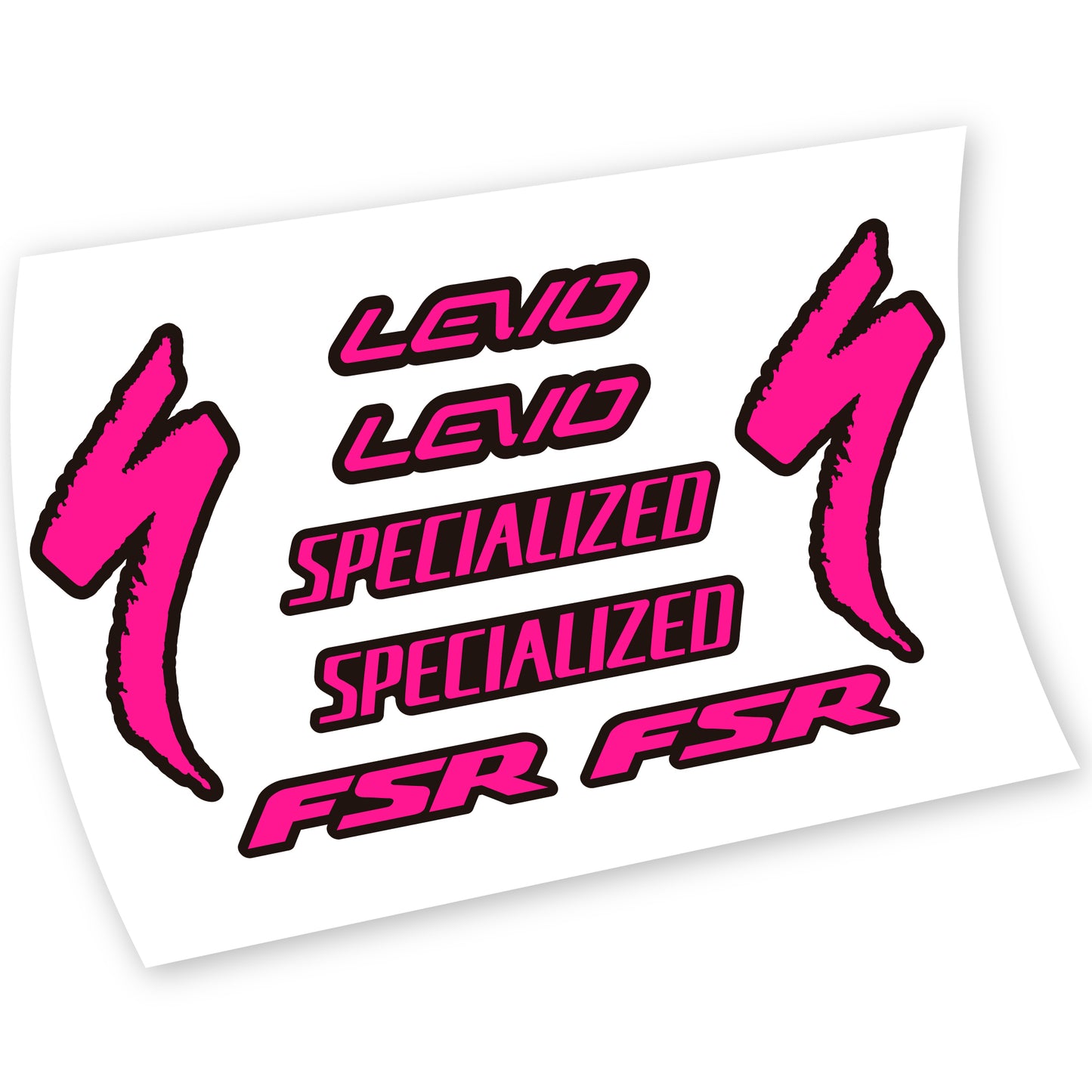 Aufkleber, Specialized Levo FSR, Rahmen, Fahrradaufkleber Vinyl