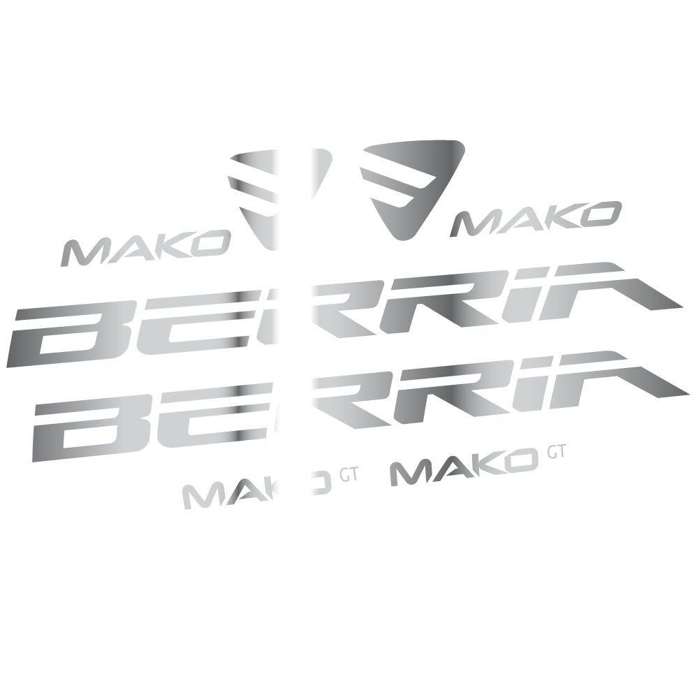 Aufkleber Berria Mako GT, Rahmen, Fahrradaufkleber Vinyl