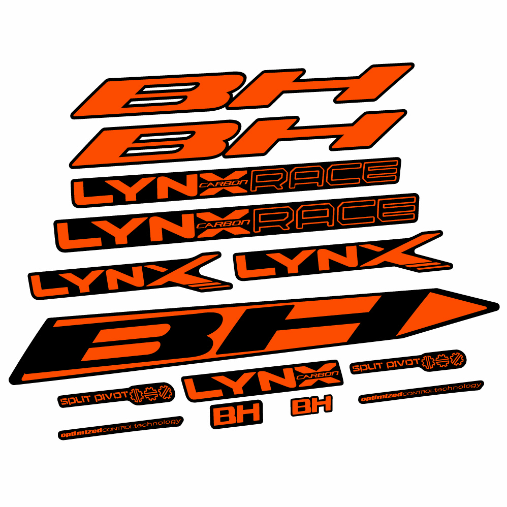 Aufkleber BH Lynx Race 7.5 2020, Rahmen, Fahrradaufkleber Vinyl