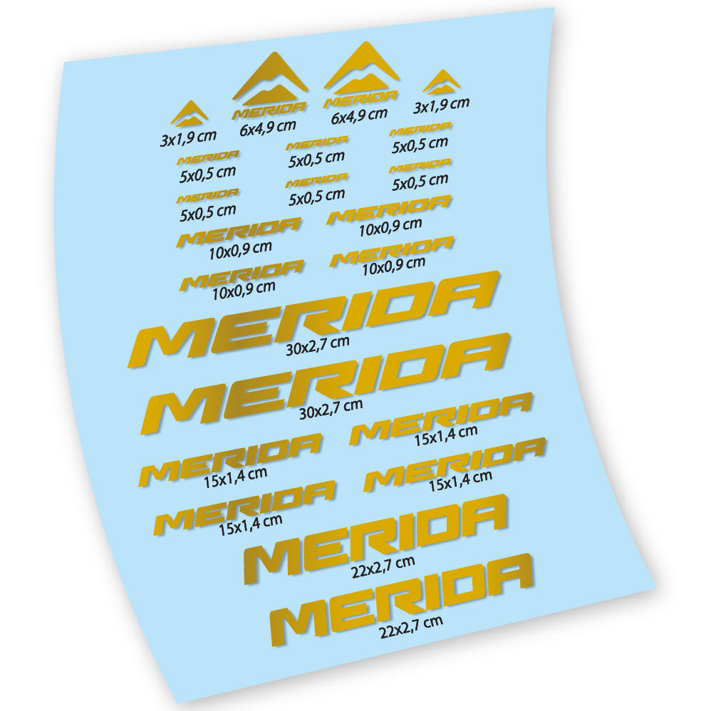 Aufkleber, Merida. Rahmen, Fahrradaufkleber Vinyl