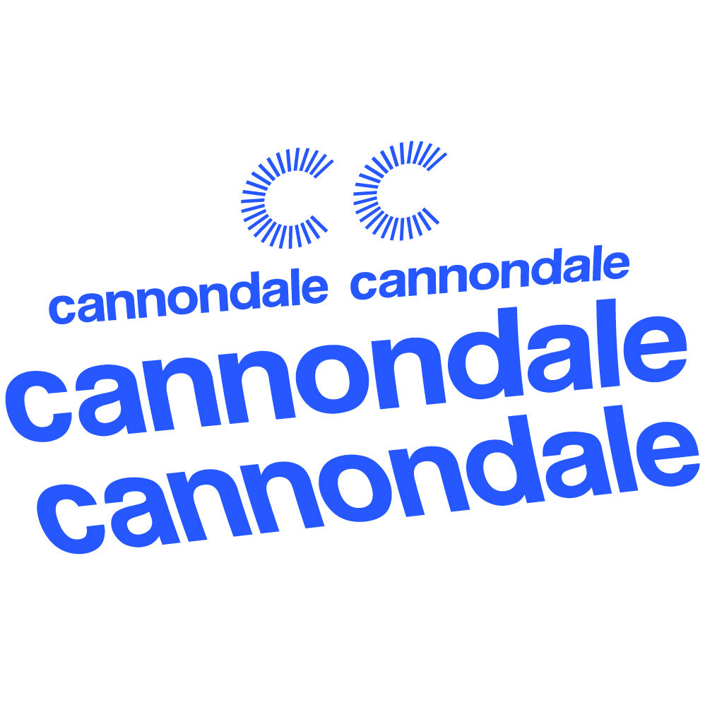 Aufkleber Cannondale, Rahmen, Fahrradaufkleber Vinyl