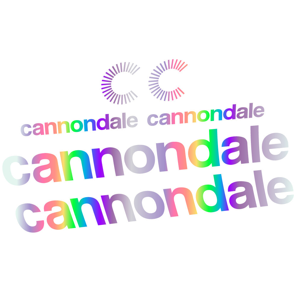 Aufkleber Cannondale, Rahmen, Fahrradaufkleber Vinyl