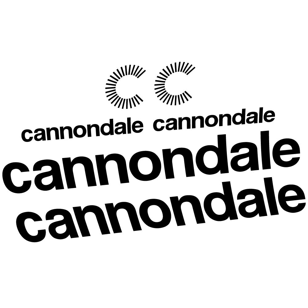 Aufkleber Cannondale, Rahmen, Fahrradaufkleber Vinyl