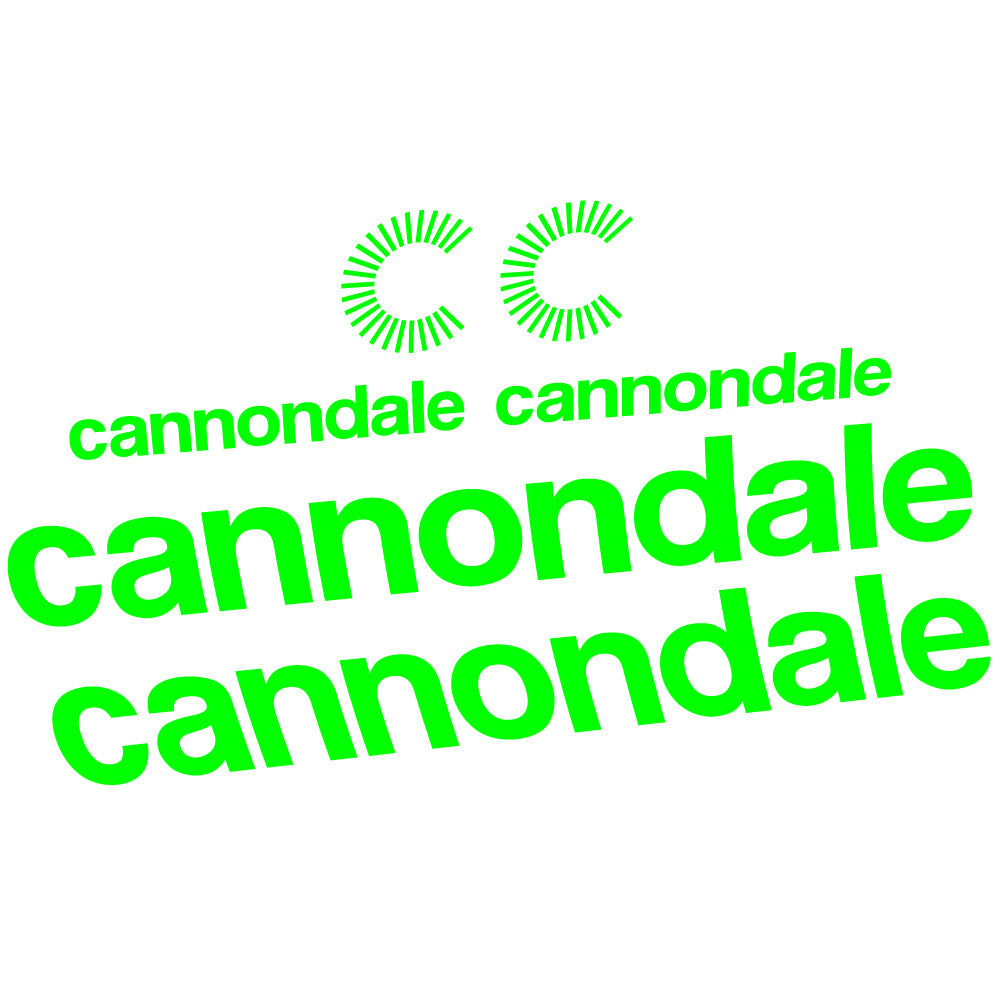 Aufkleber Cannondale, Rahmen, Fahrradaufkleber Vinyl