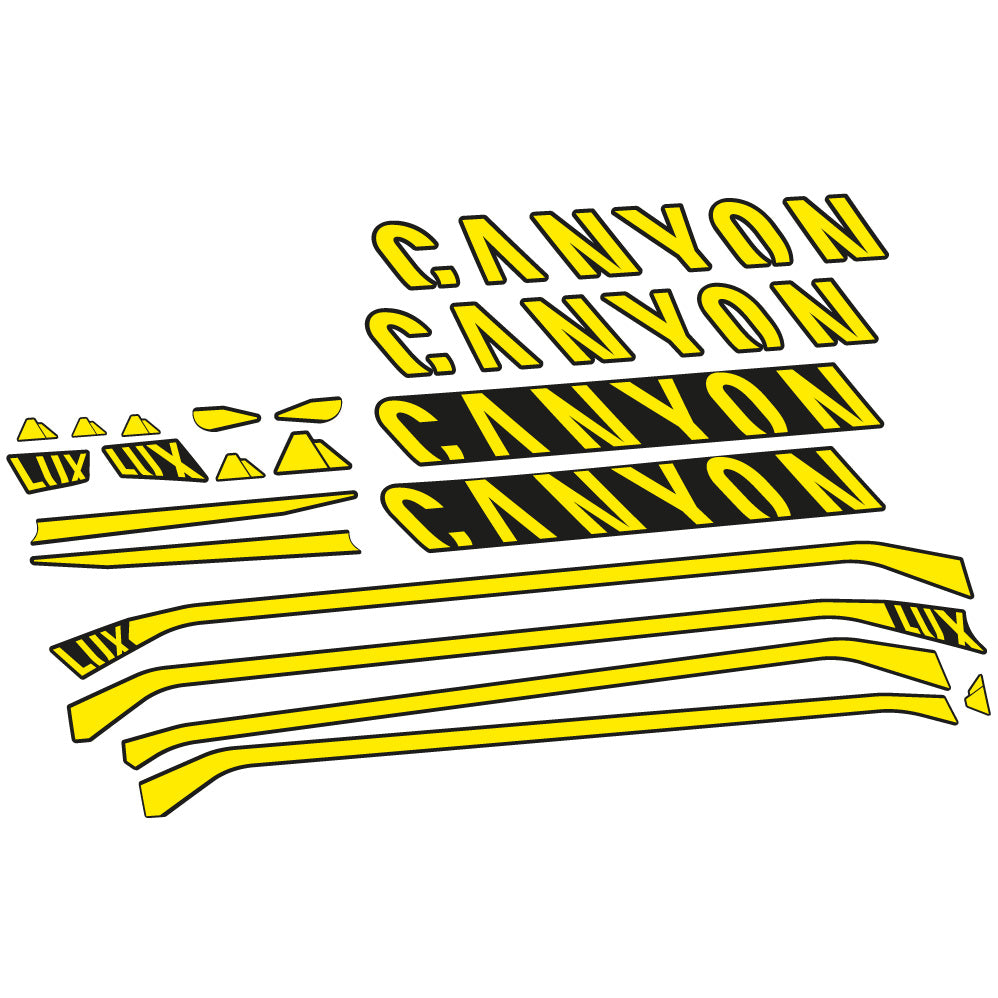 Aufkleber Canyon Lux CF 7 2021, Rahmen, Fahrradaufkleber Vinyl