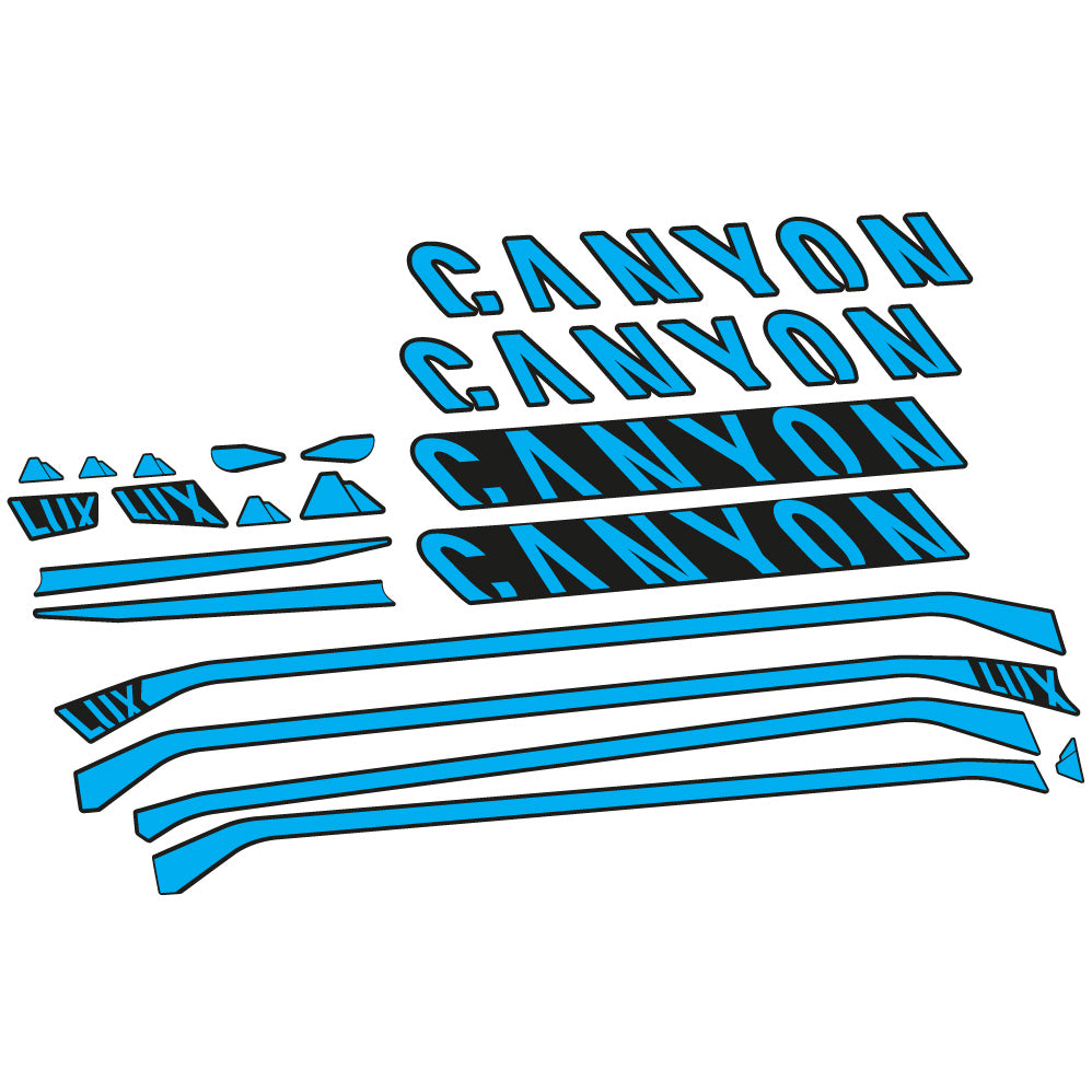 Aufkleber Canyon Lux CF 7 2021, Rahmen, Fahrradaufkleber Vinyl