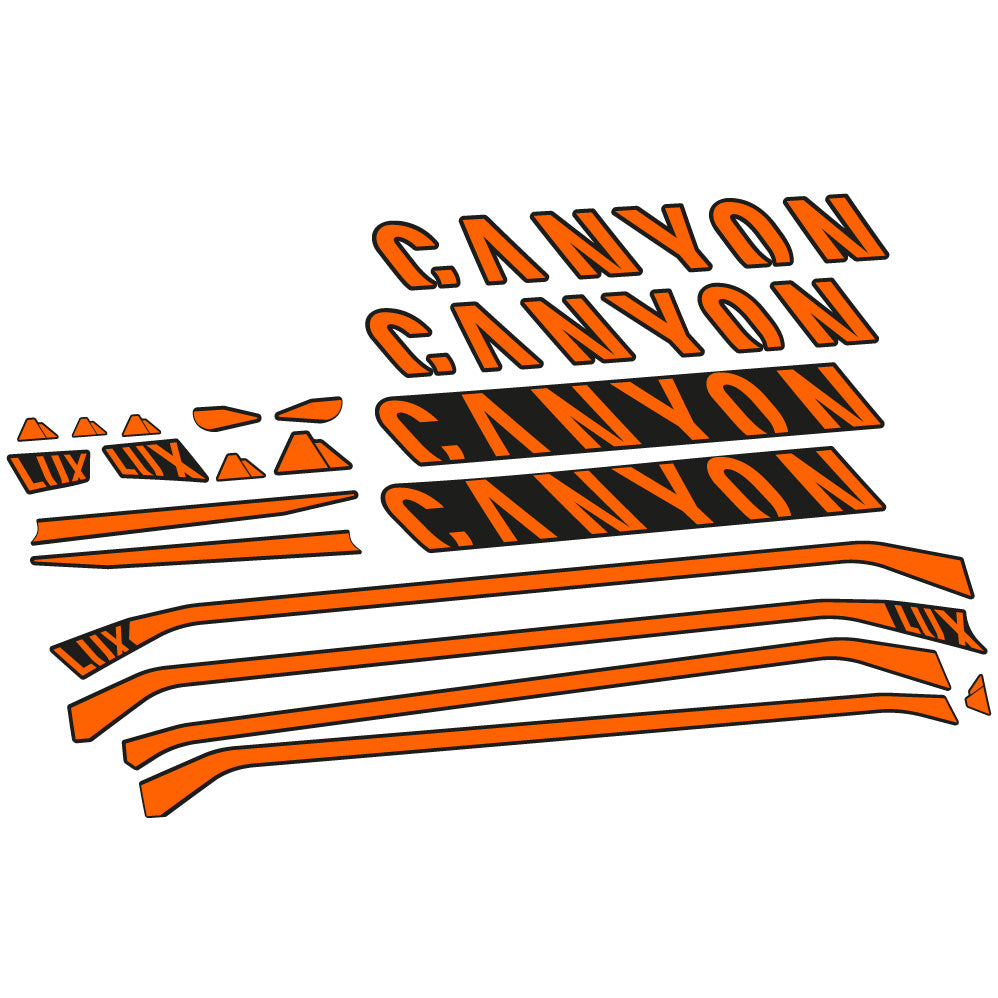 Aufkleber Canyon Lux CF 7 2021, Rahmen, Fahrradaufkleber Vinyl