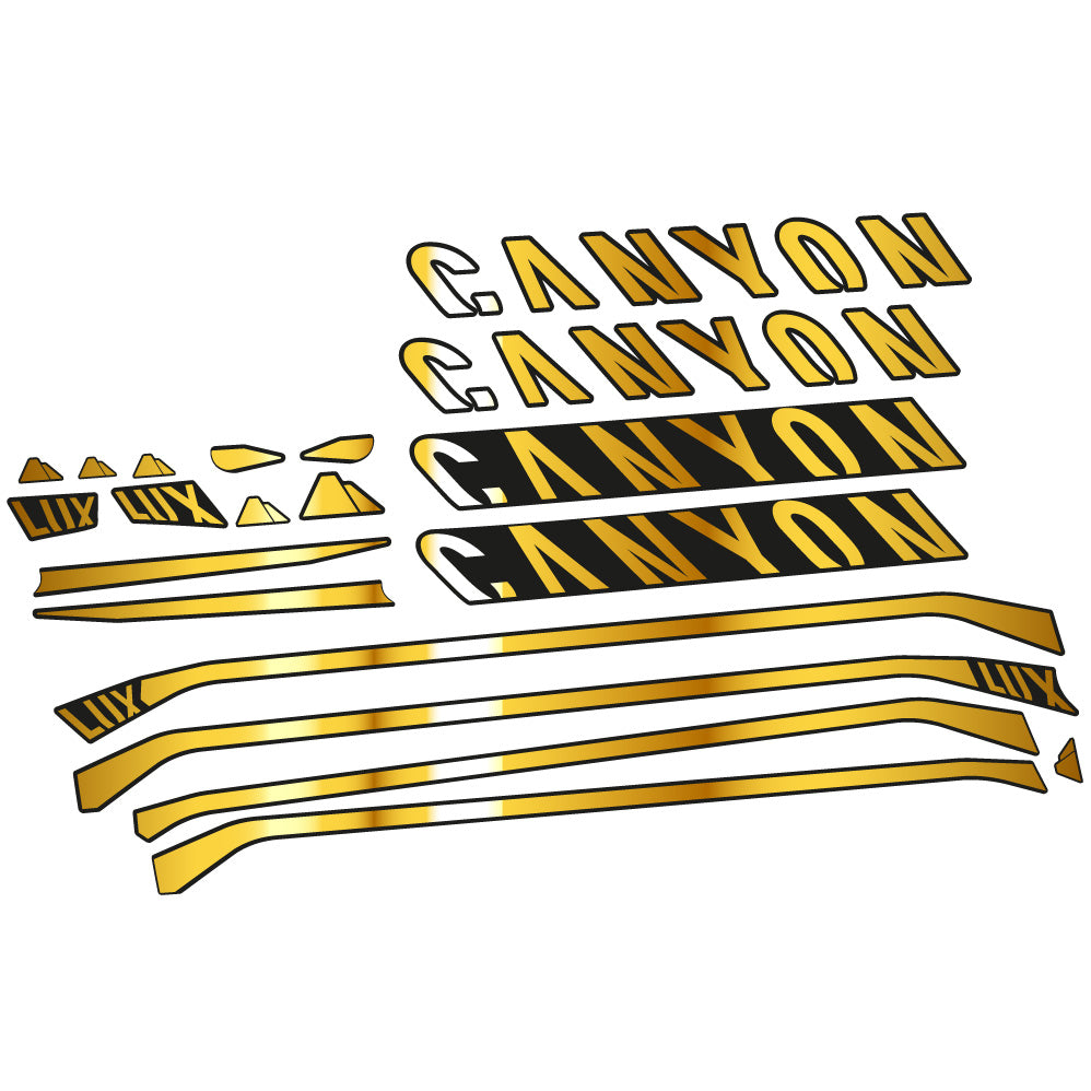 Aufkleber Canyon Lux CF 7 2021, Rahmen, Fahrradaufkleber Vinyl