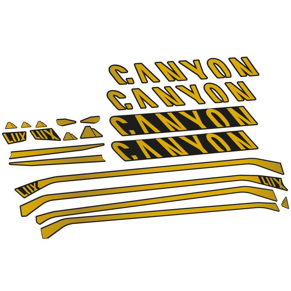 Aufkleber Canyon Lux CF 7 2021, Rahmen, Fahrradaufkleber Vinyl