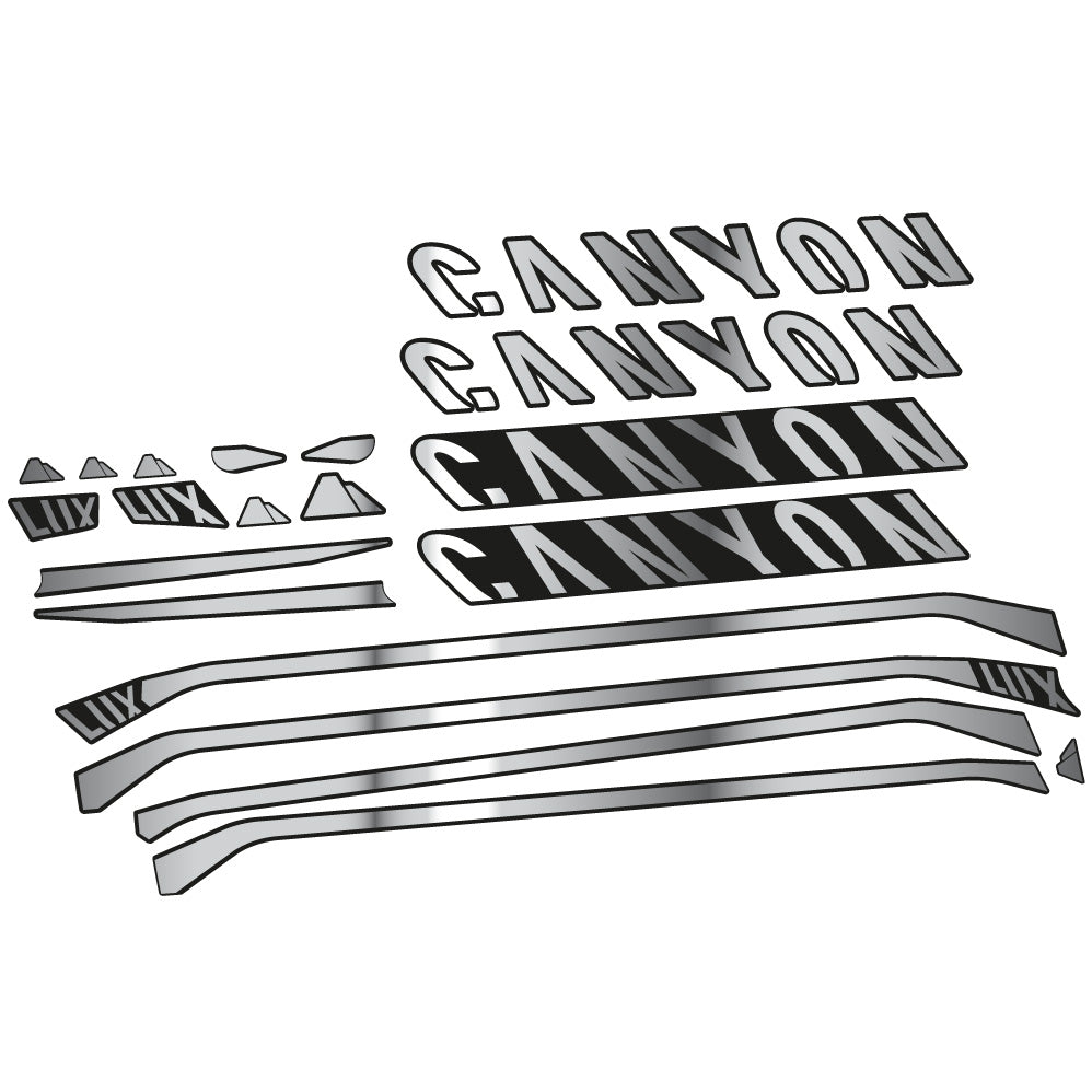 Aufkleber Canyon Lux CF 7 2021, Rahmen, Fahrradaufkleber Vinyl