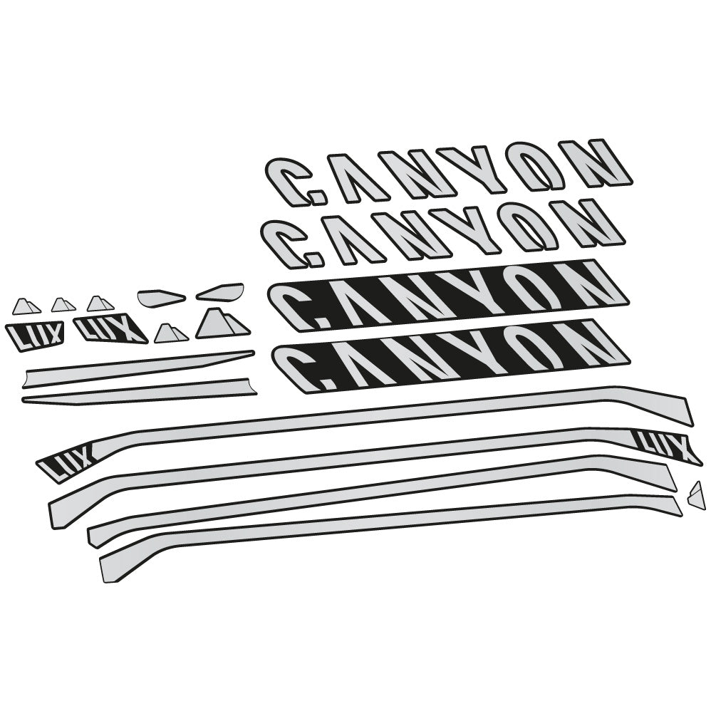 Aufkleber Canyon Lux CF 7 2021, Rahmen, Fahrradaufkleber Vinyl