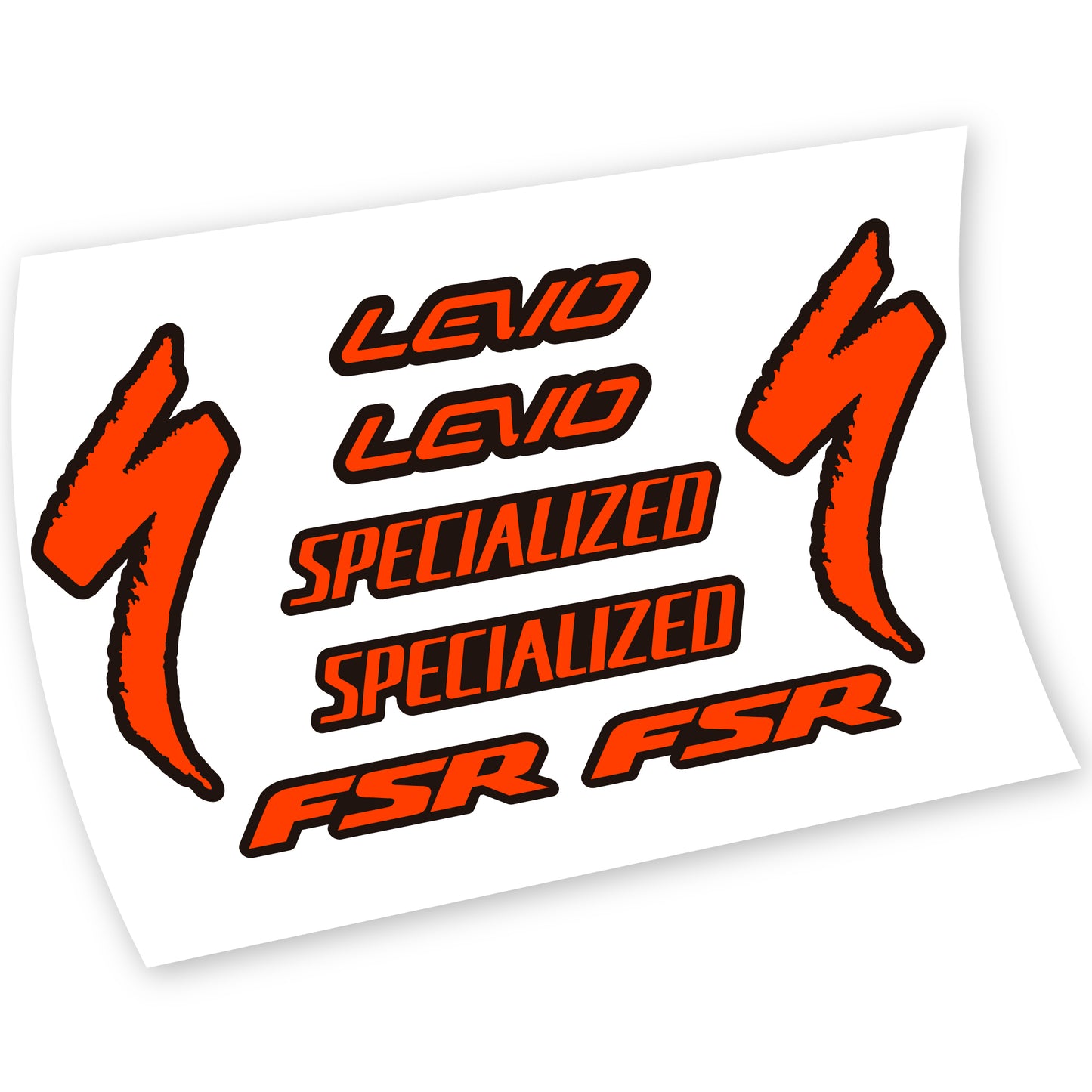 Aufkleber, Specialized Levo FSR, Rahmen, Fahrradaufkleber Vinyl