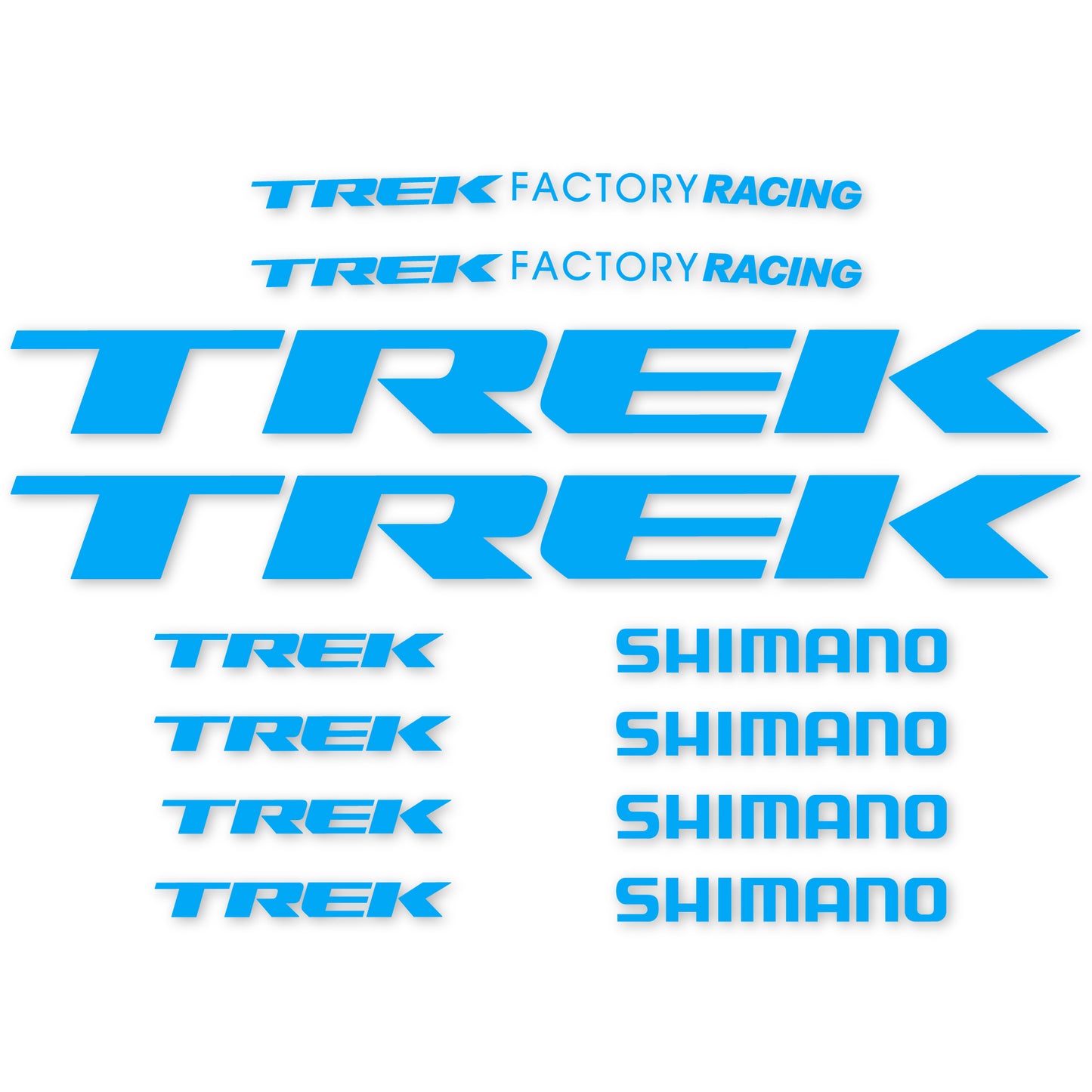 Decals, Trek Factory Racing Team, Frame, Bike sticker vinyl