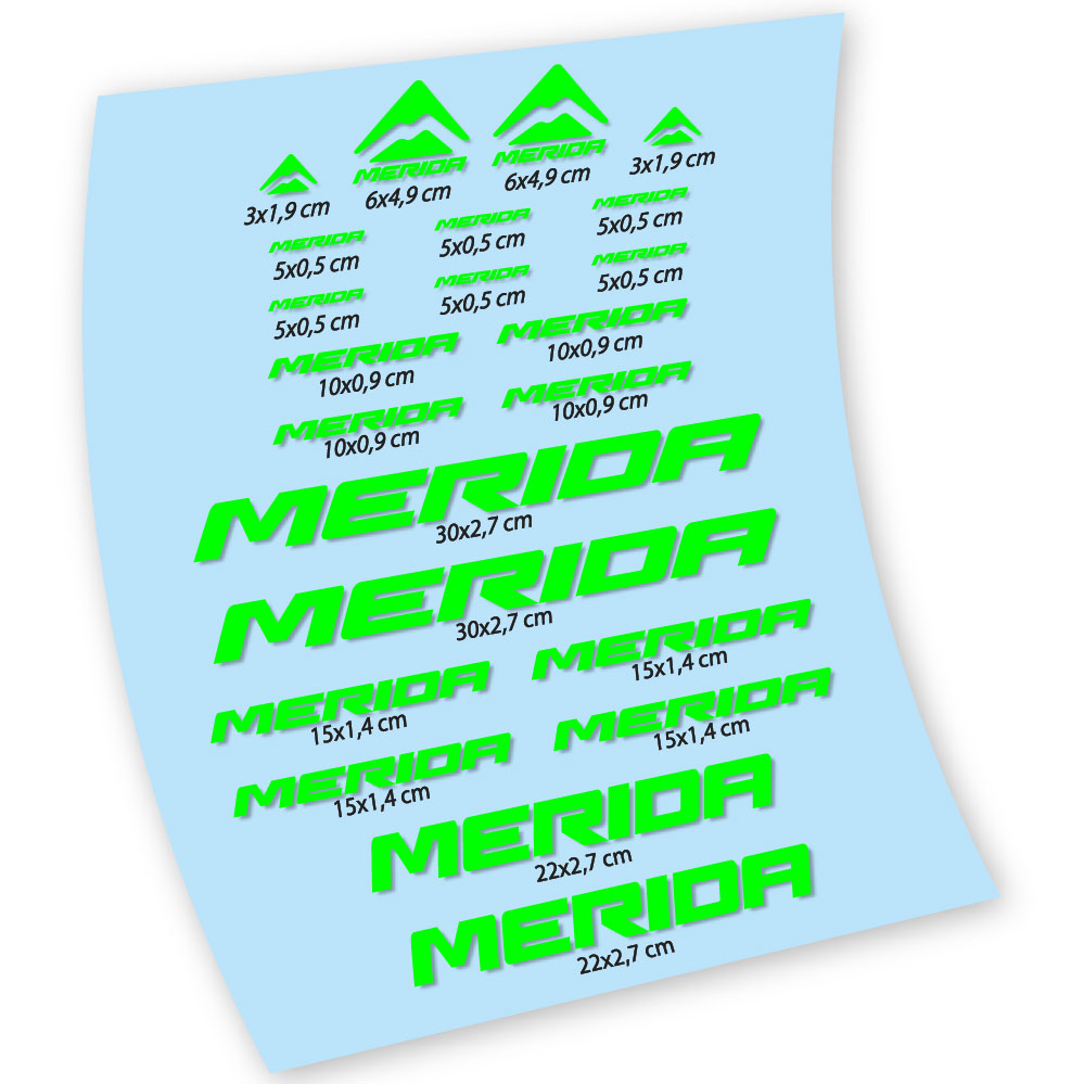 Aufkleber, Merida. Rahmen, Fahrradaufkleber Vinyl