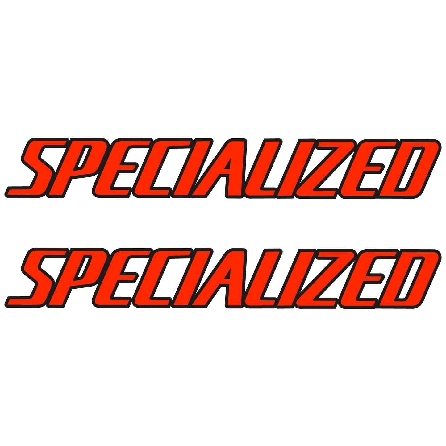 Aufkleber, Specialized, Rahmen, Fahrradaufkleber Vinyl