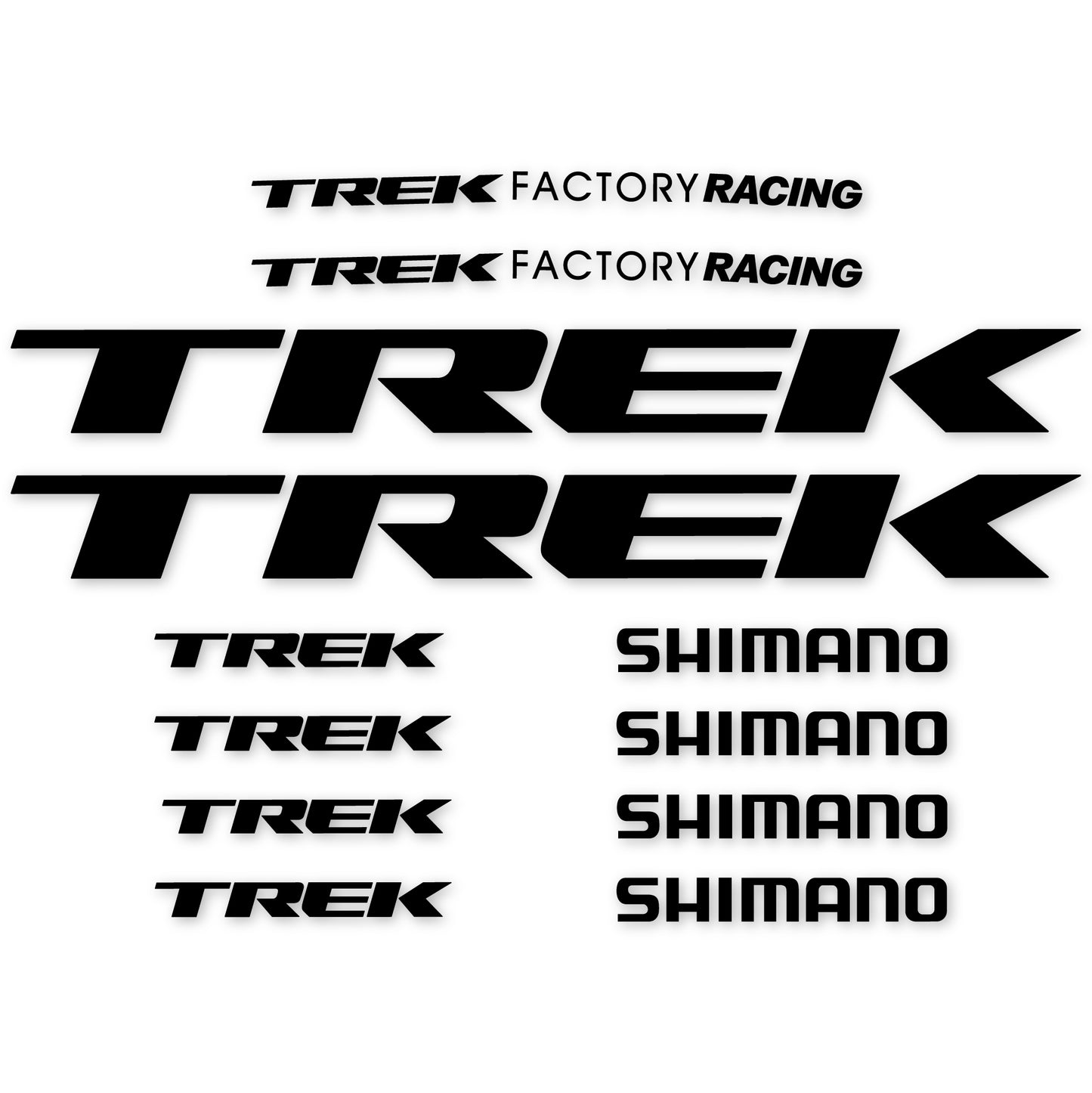 Decals, Trek Factory Racing Team, Frame, Bike sticker vinyl
