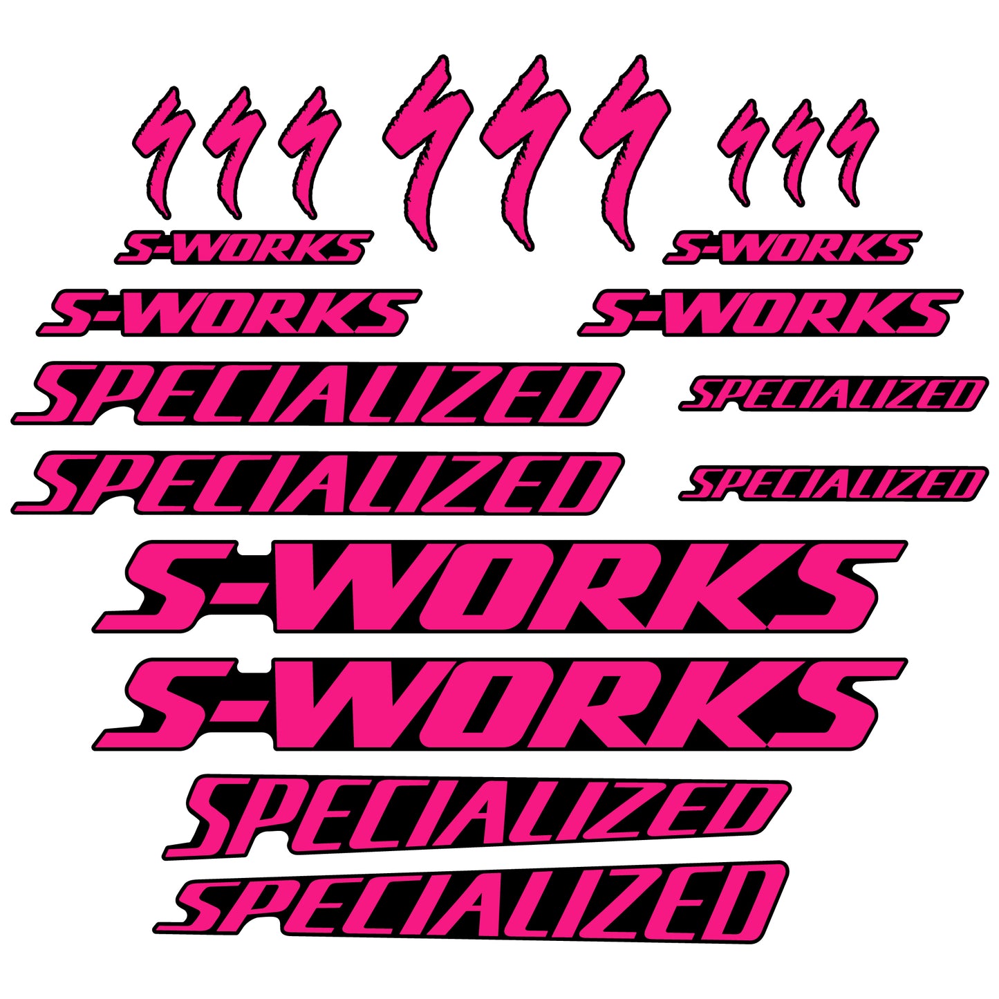 Decals, Specialized, Frame, Bike sticker vinyl