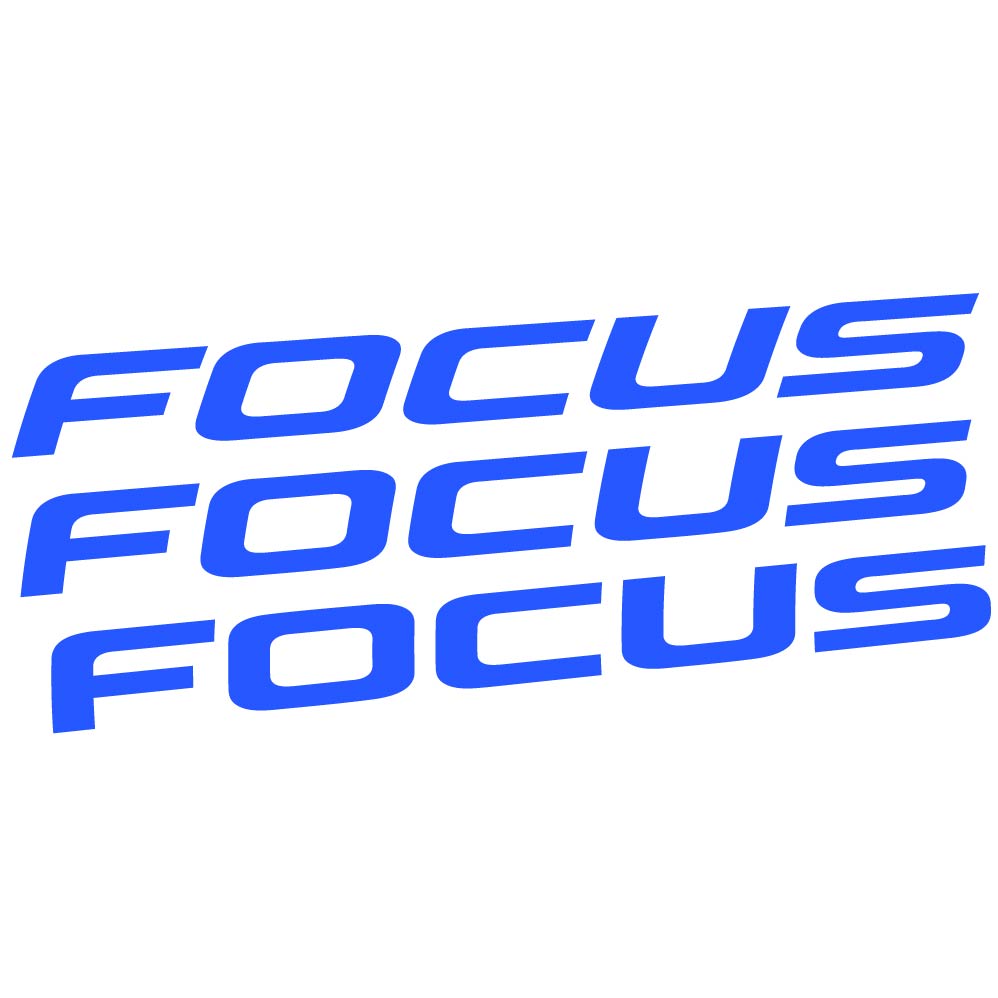 Aufkleber Focus, Rahmen, Fahrradaufkleber Vinyl