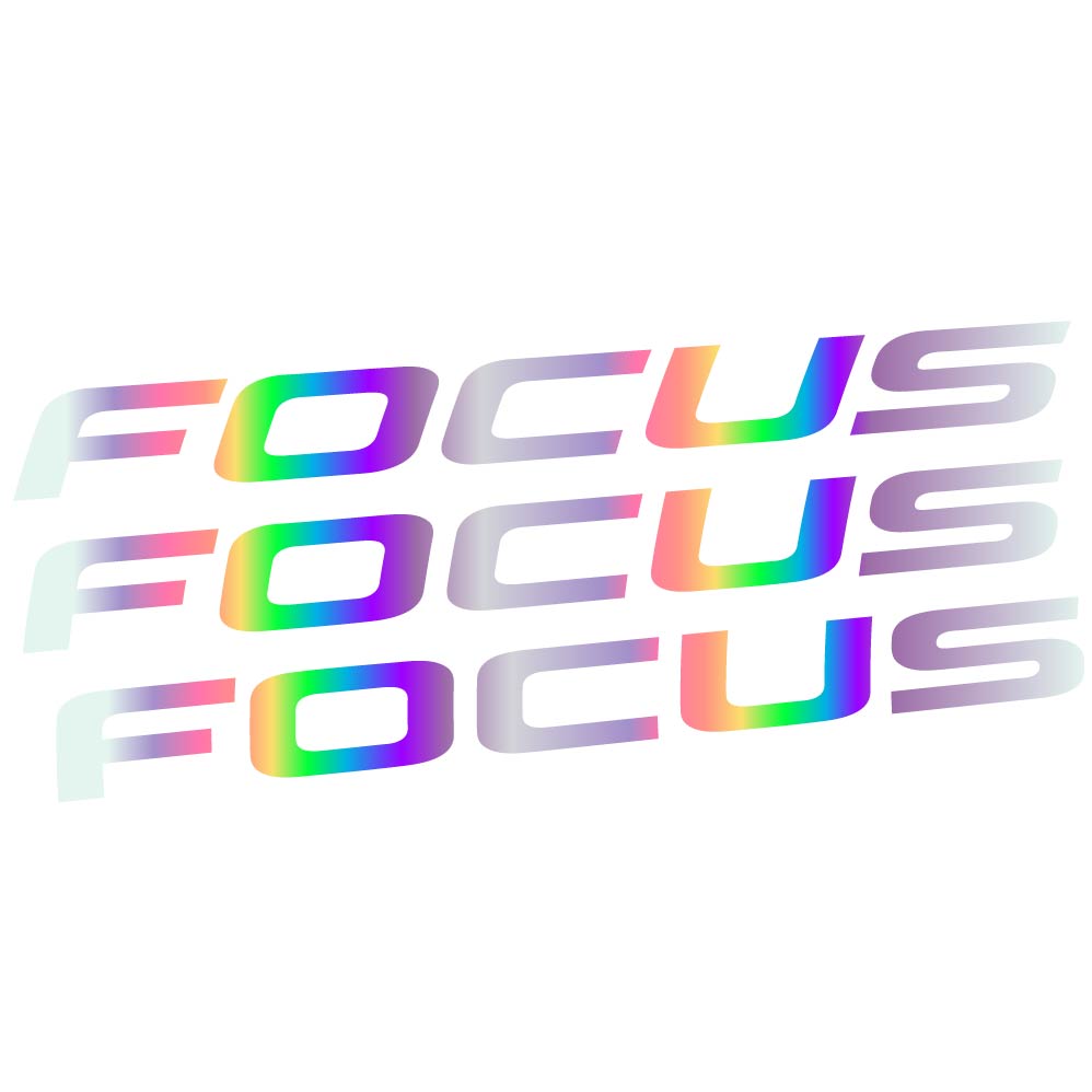 Aufkleber Focus, Rahmen, Fahrradaufkleber Vinyl