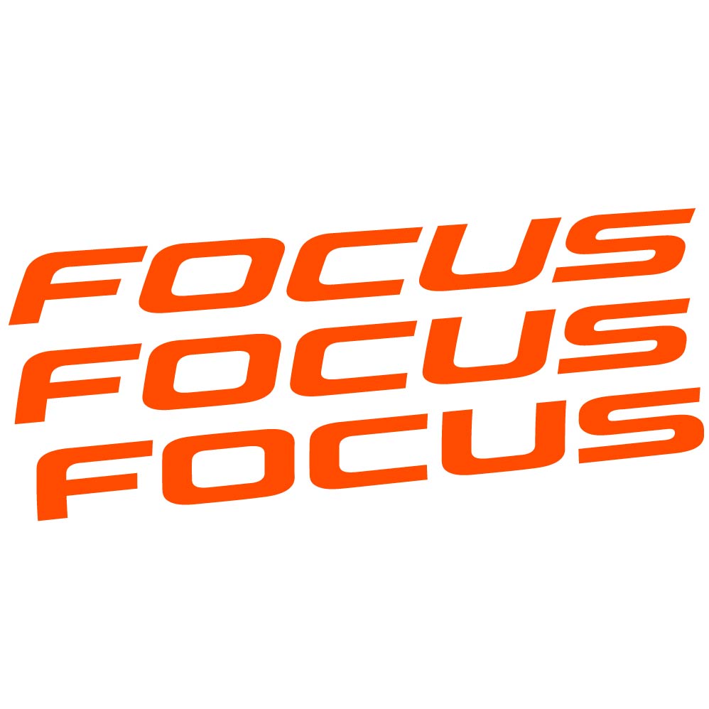 Aufkleber Focus, Rahmen, Fahrradaufkleber Vinyl