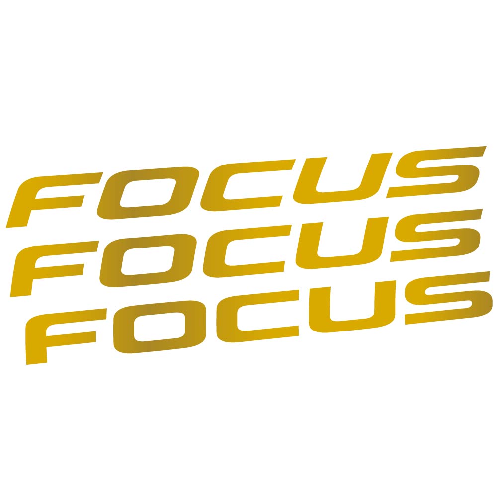 Aufkleber Focus, Rahmen, Fahrradaufkleber Vinyl