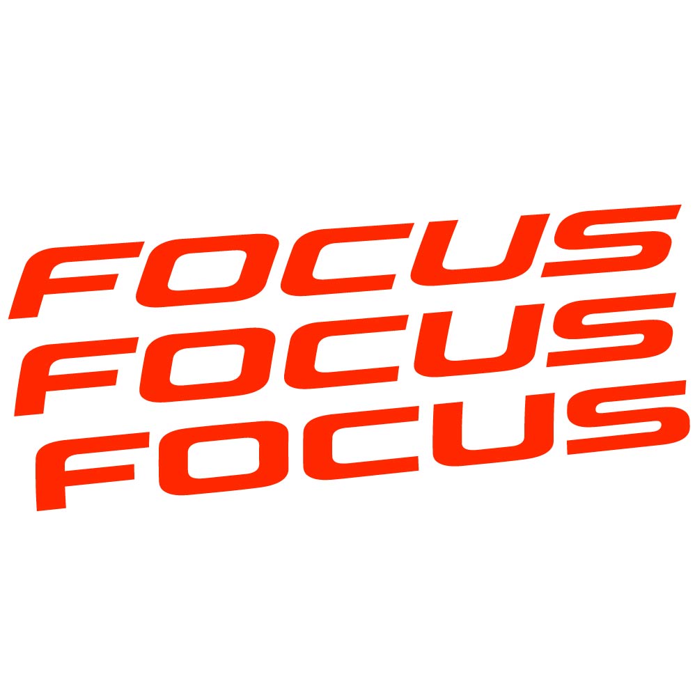 Aufkleber Focus, Rahmen, Fahrradaufkleber Vinyl
