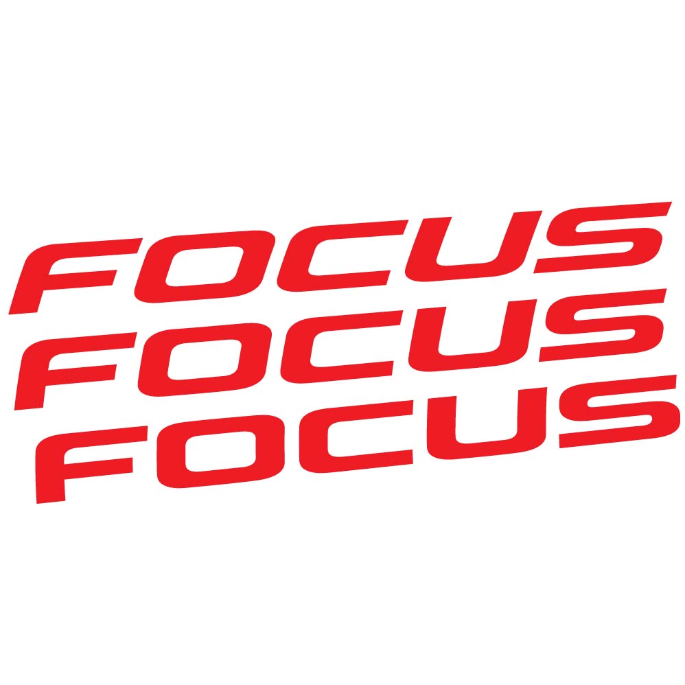 Aufkleber Focus, Rahmen, Fahrradaufkleber Vinyl