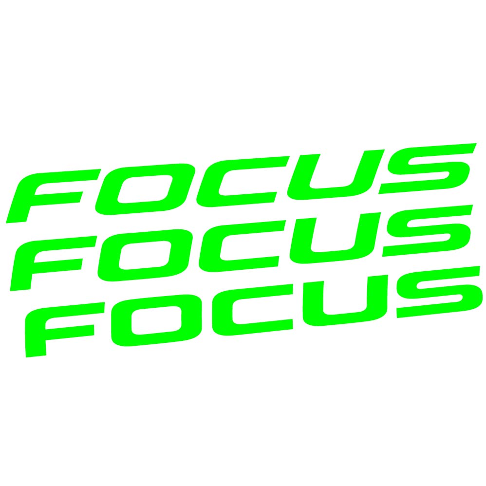 Aufkleber Focus, Rahmen, Fahrradaufkleber Vinyl
