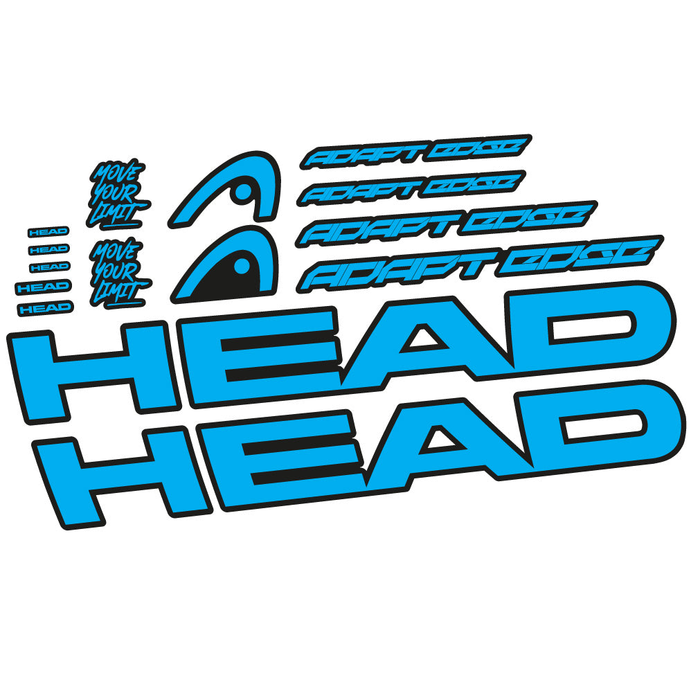 Aufkleber Head Adapt Edge III 2023, Rahmen, Fahrradaufkleber Vinyl