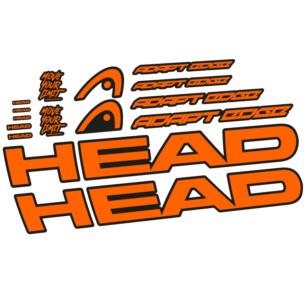 Aufkleber Head Adapt Edge III 2023, Rahmen, Fahrradaufkleber Vinyl