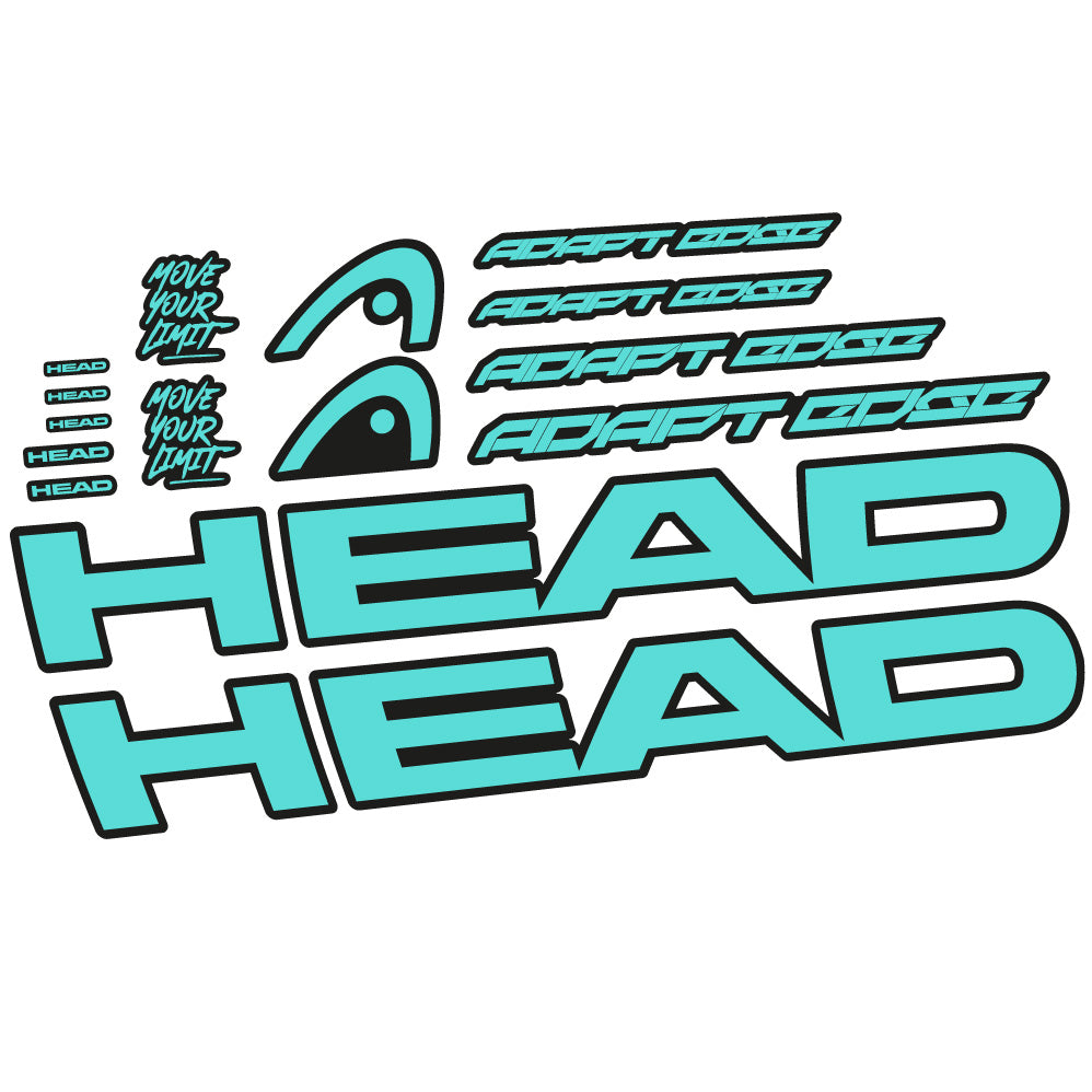 Aufkleber Head Adapt Edge III 2023, Rahmen, Fahrradaufkleber Vinyl