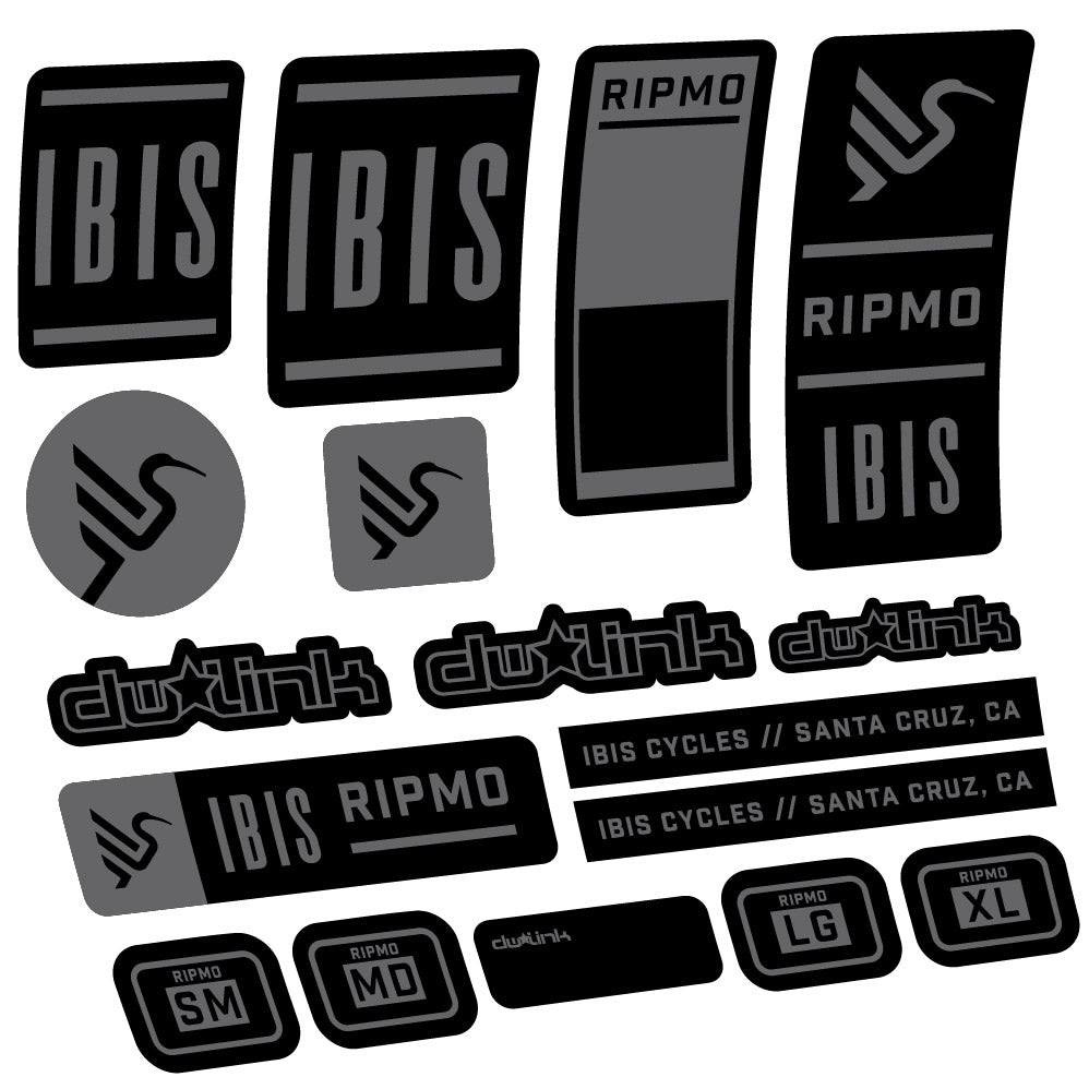 Aufkleber Ibis Ripmo V2, Rahmen, Fahrradaufkleber Vinyl