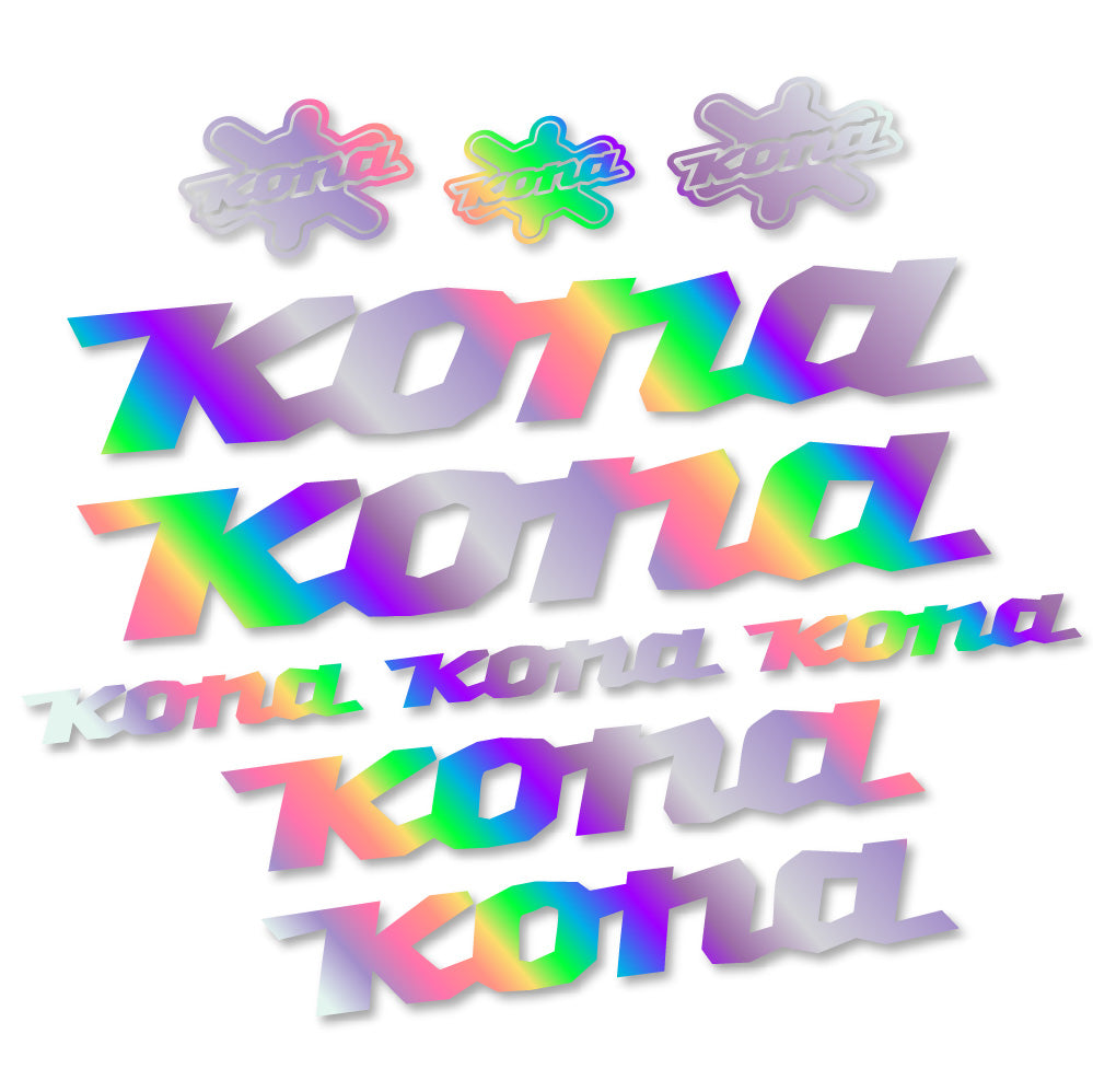 Aufkleber Kona, Rahmen, Fahrradaufkleber Vinyl