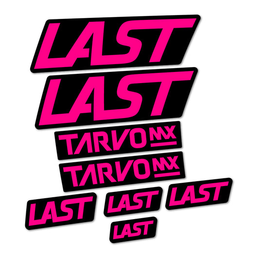 Neon Pink decal for Last Tarvo 2020-2026 frame – bike sticker vinyl
