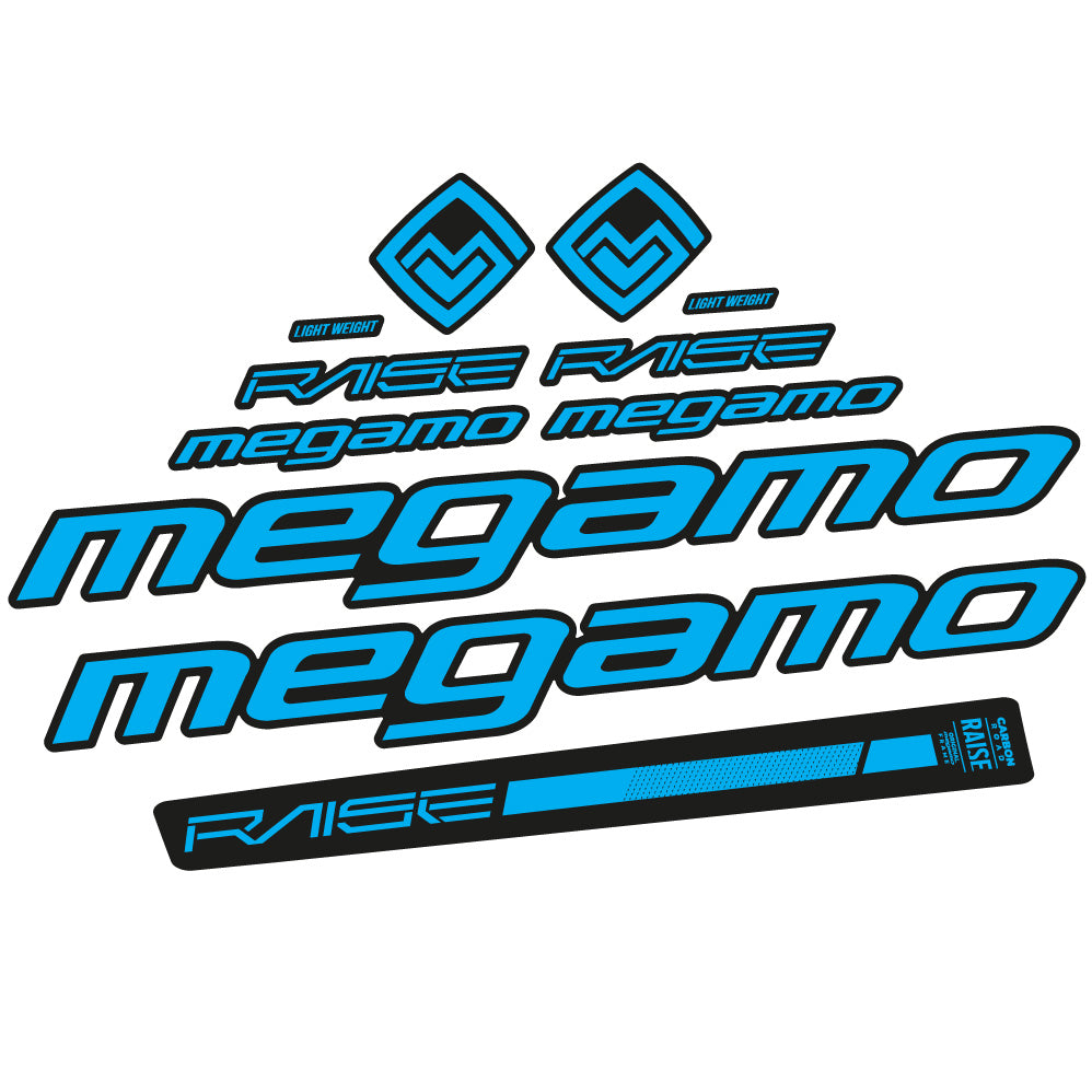 Aufkleber Megamo Raise 10 2020, Rahmen, Fahrradaufkleber Vinyl