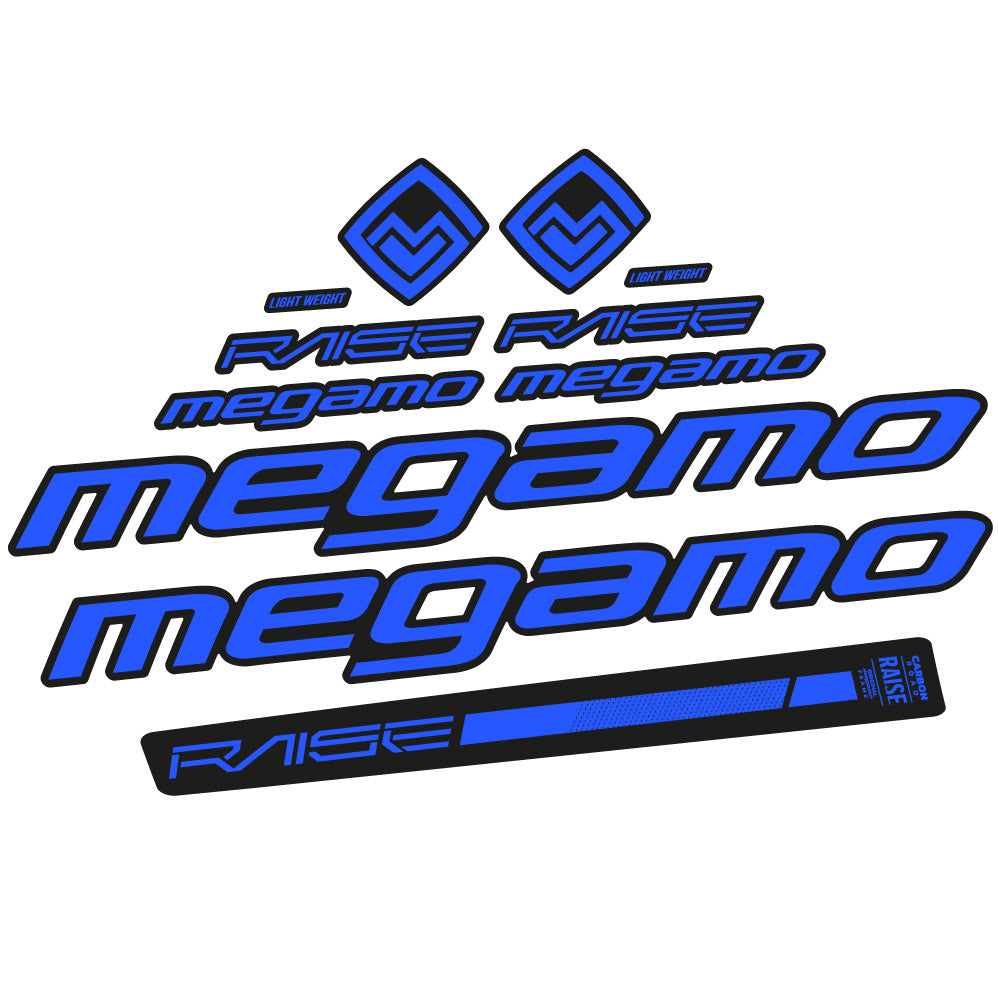 Aufkleber Megamo Raise 10 2020, Rahmen, Fahrradaufkleber Vinyl
