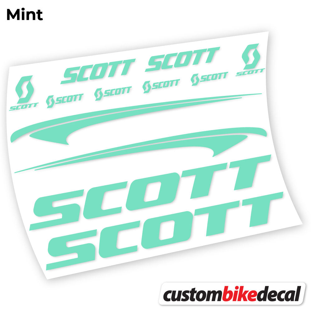 Aufkleber Scott Scale, Rahmen, Fahrradaufkleber Vinyl