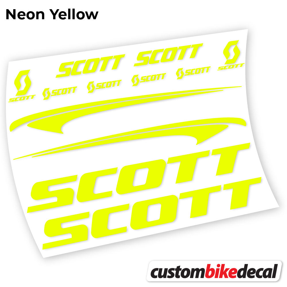 Aufkleber Scott Scale, Rahmen, Fahrradaufkleber Vinyl
