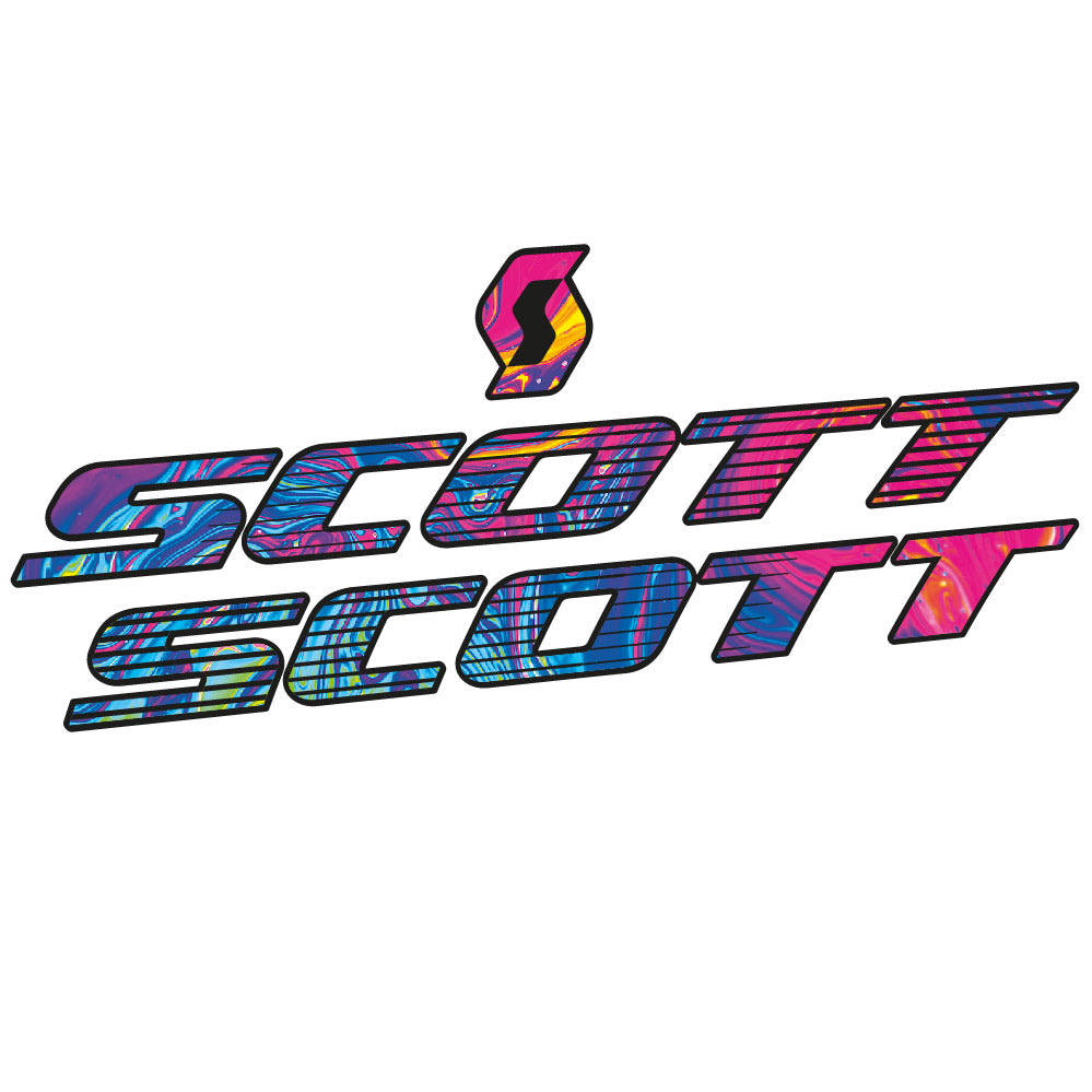 Aufkleber Scott, Rahmen, Fahrradaufkleber Vinyl