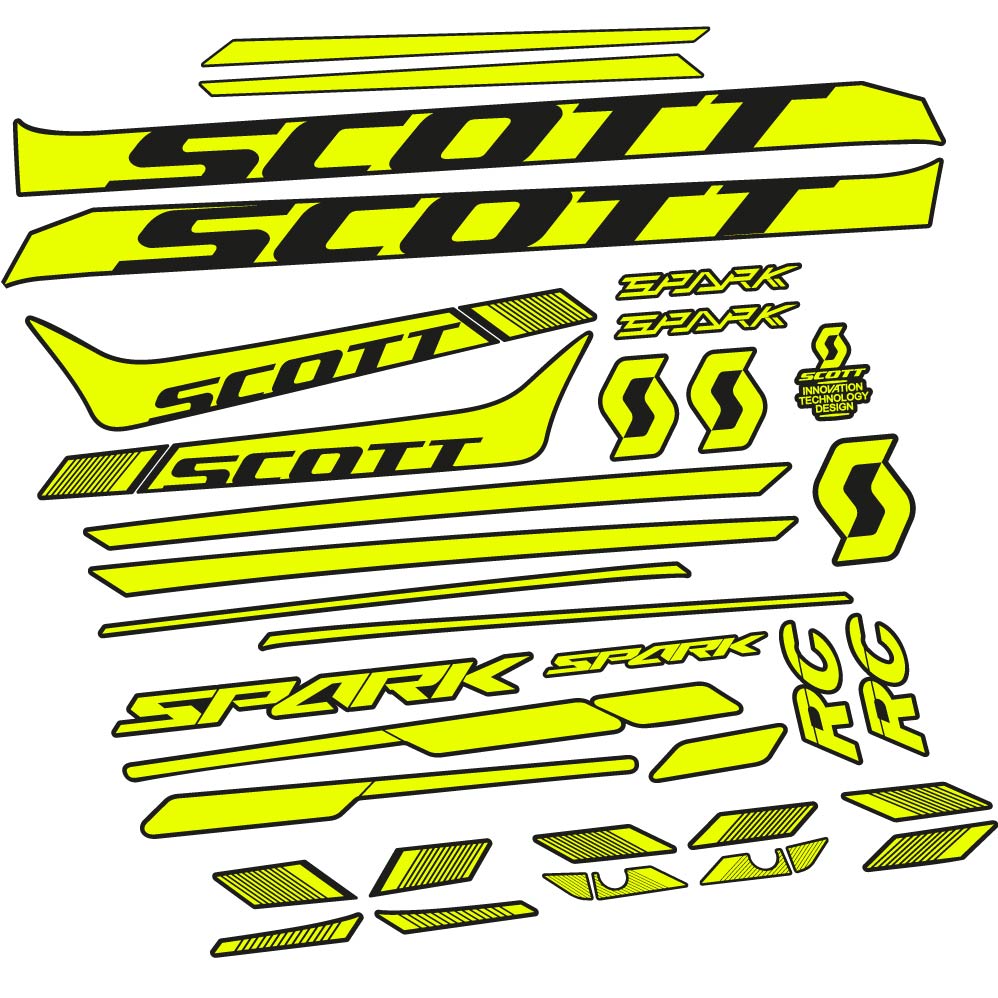 Aufkleber Scott Spark 930 2017, Rahmen, bicke Aufkleber Vinyl