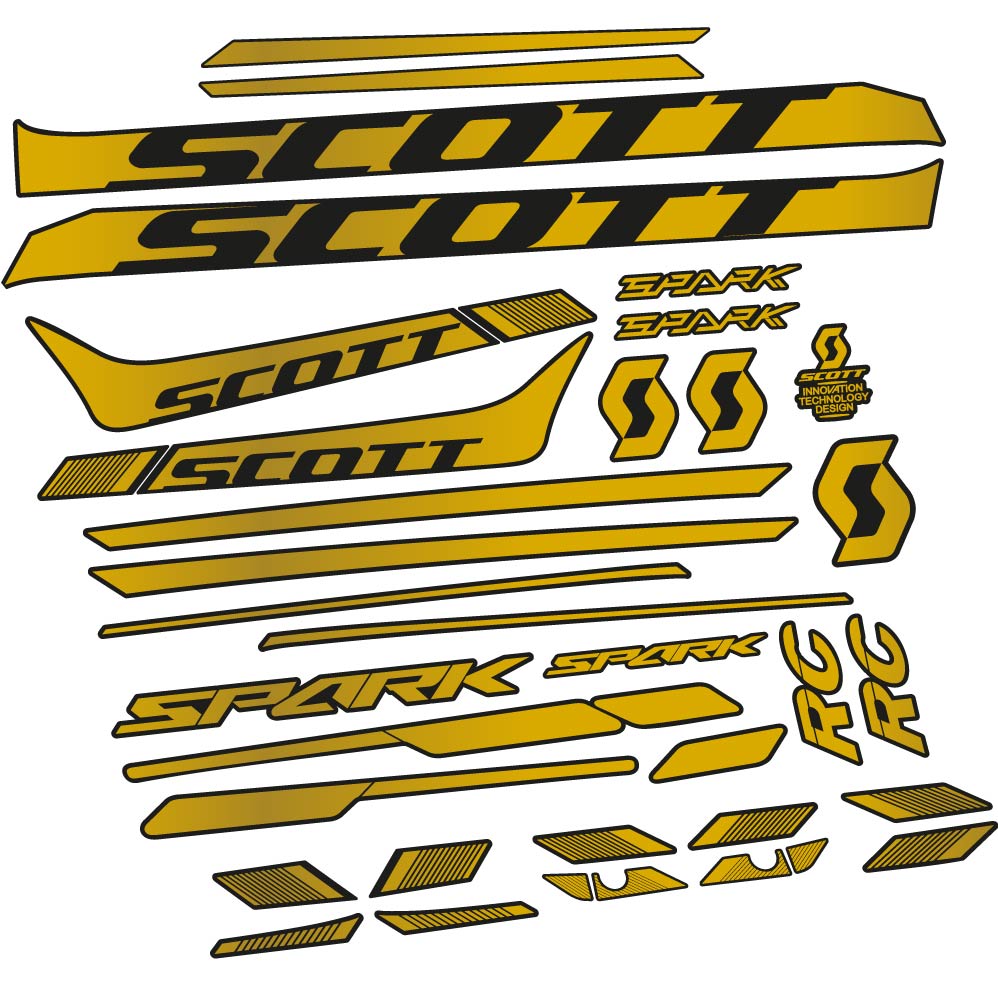 Aufkleber Scott Spark 930 2017, Rahmen, bicke Aufkleber Vinyl