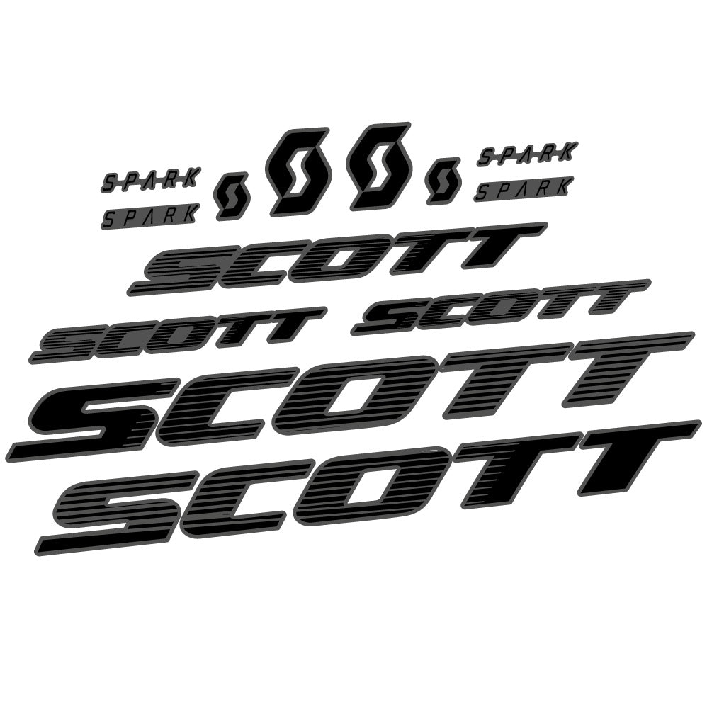 Aufkleber Scott Spark RC 2022, Rahmen, Fahrradaufkleber Vinyl