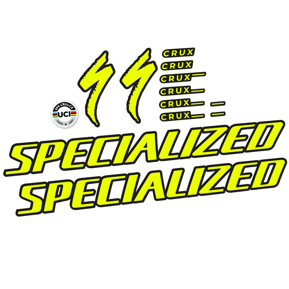 Aufkleber Specialized Crux 2022, Rahmen, Fahrradaufkleber Vinyl