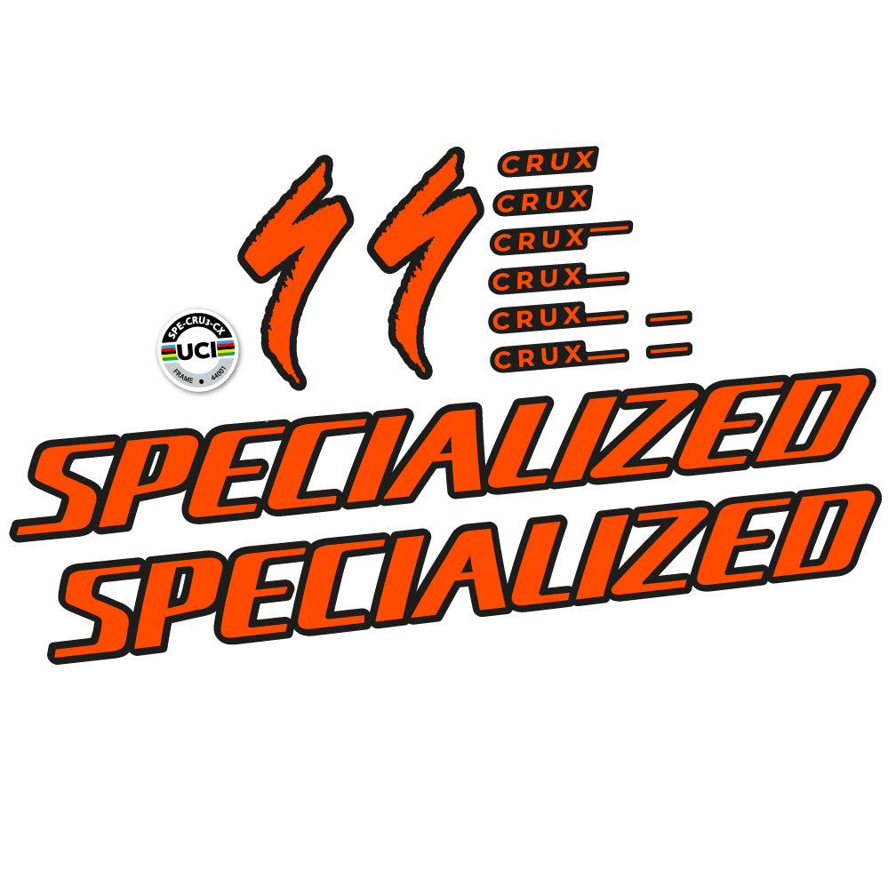 Aufkleber Specialized Crux 2022, Rahmen, Fahrradaufkleber Vinyl